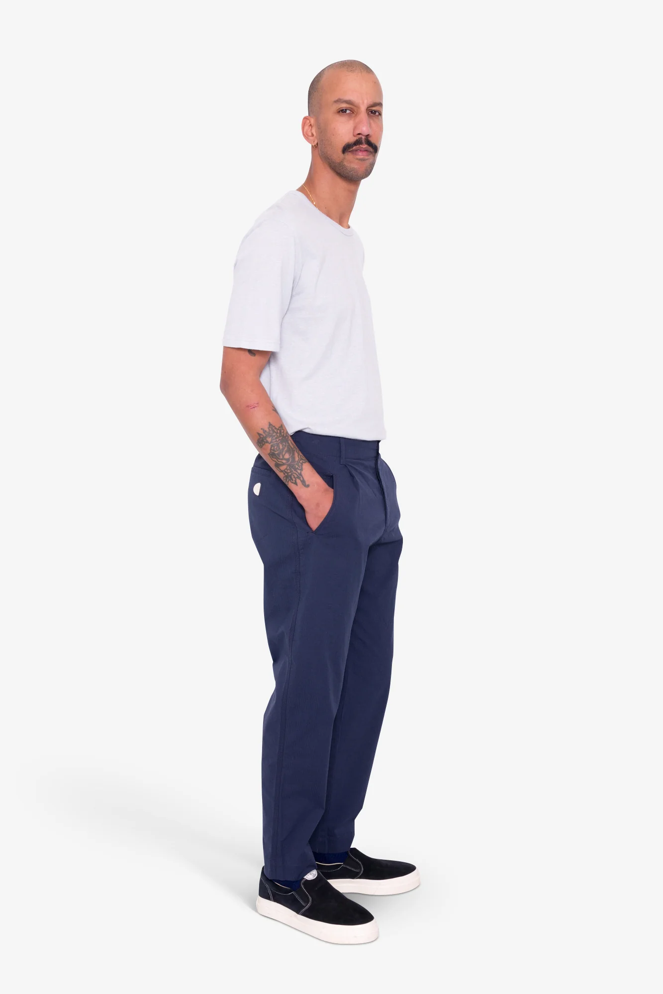 Assembly Pant - Navy Seersucker - Image 6
