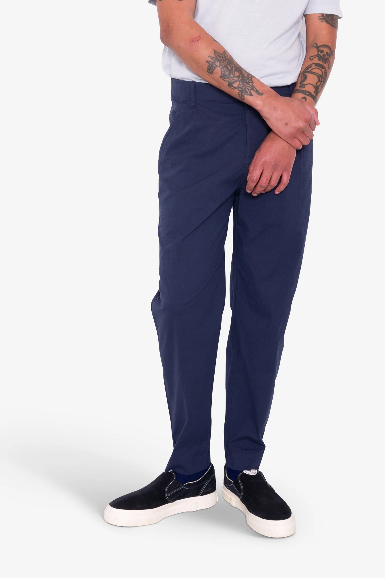 Assembly Pant - Navy Seersucker - Image 7