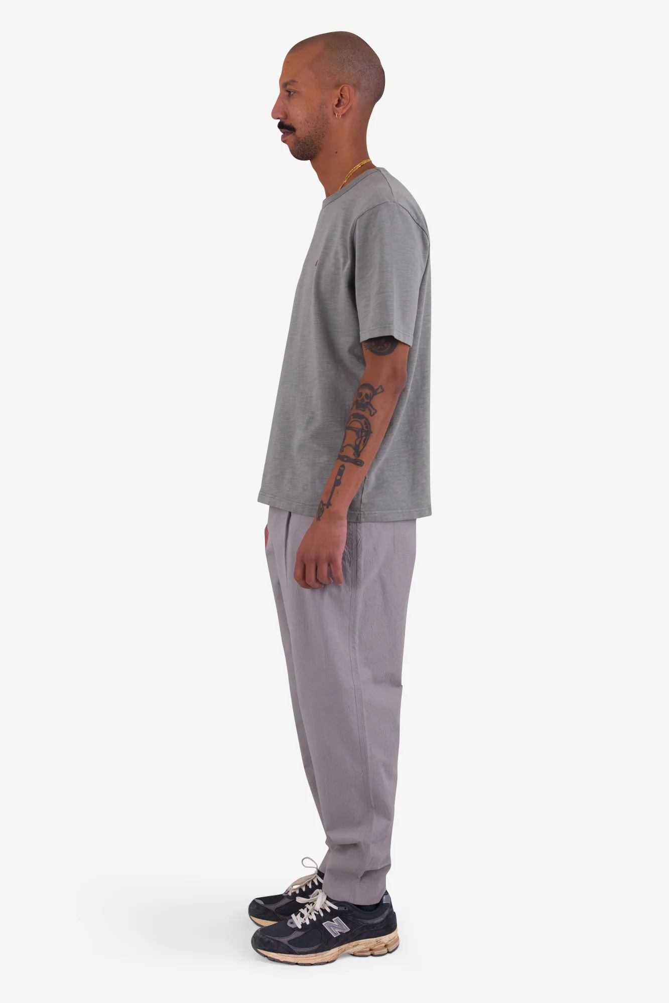 Assembly Pant - Silver Grey Crinkle - Image 4