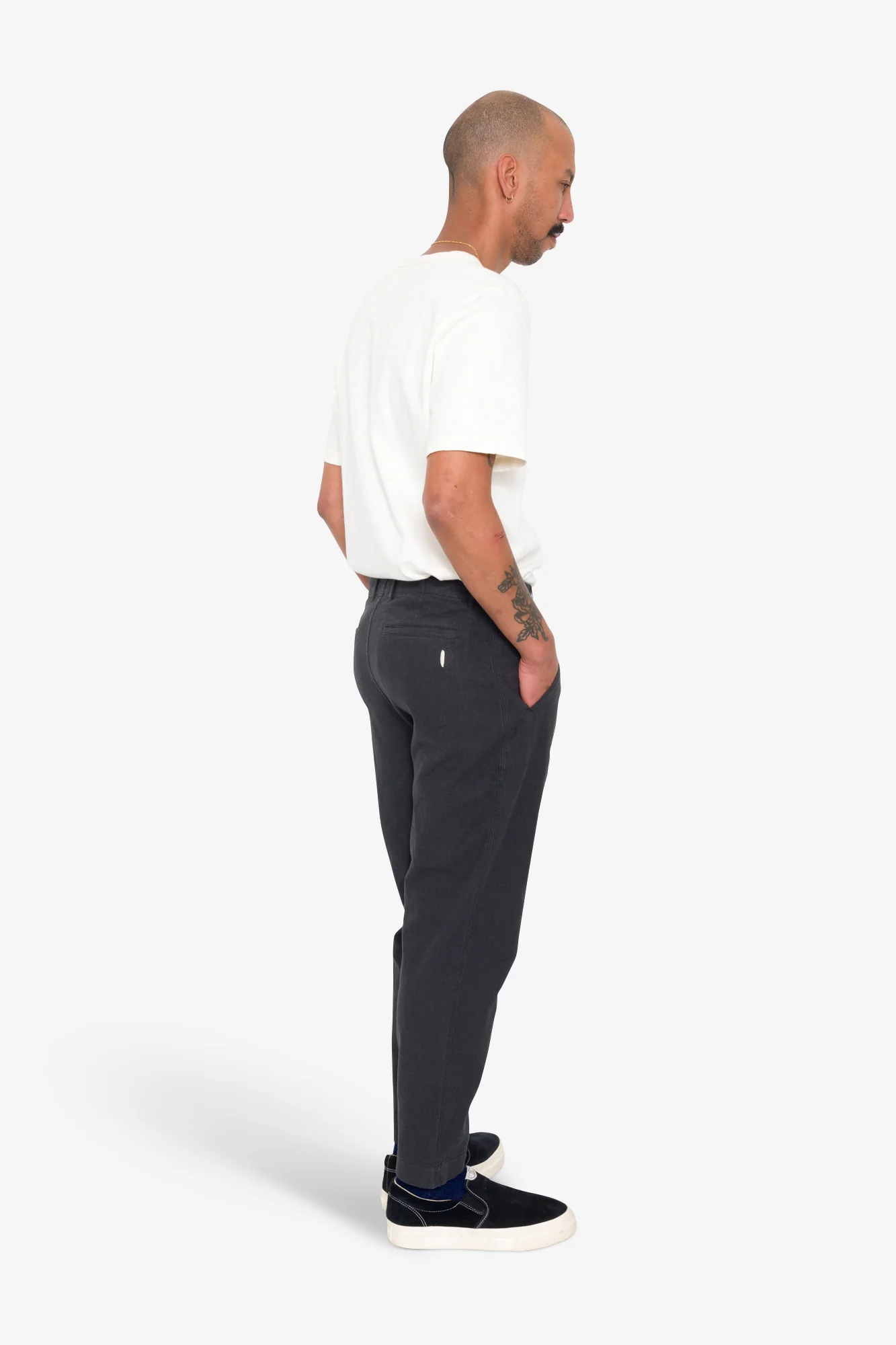 Assembly Pant - Soft Black Cotton Linen - Image 6