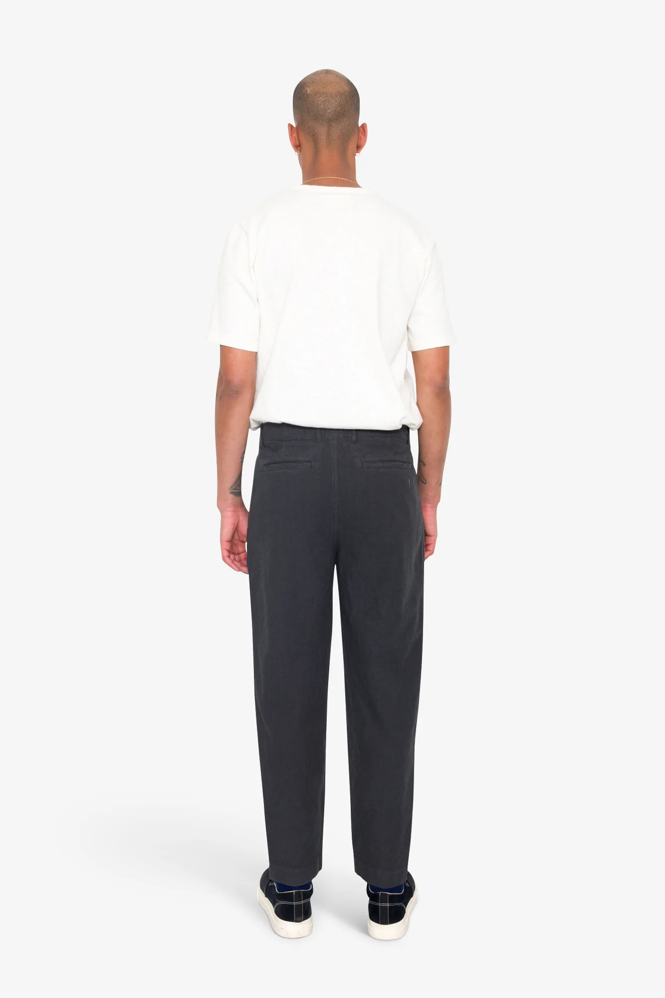 Assembly Pant - Soft Black Cotton Linen - Image 8