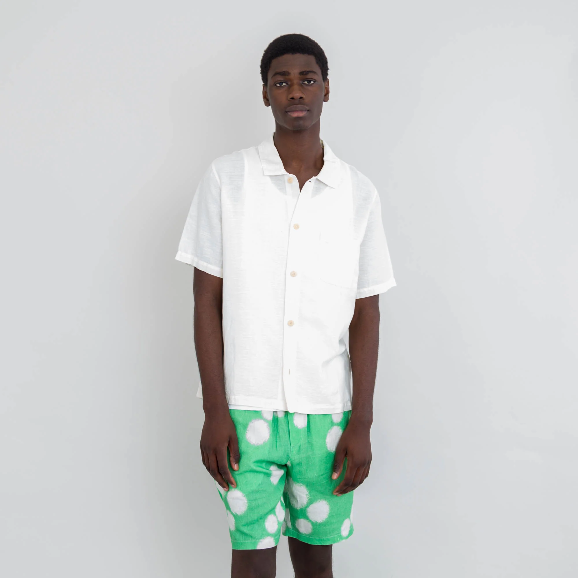 Assembly Short - Green Dot Print - Image 5