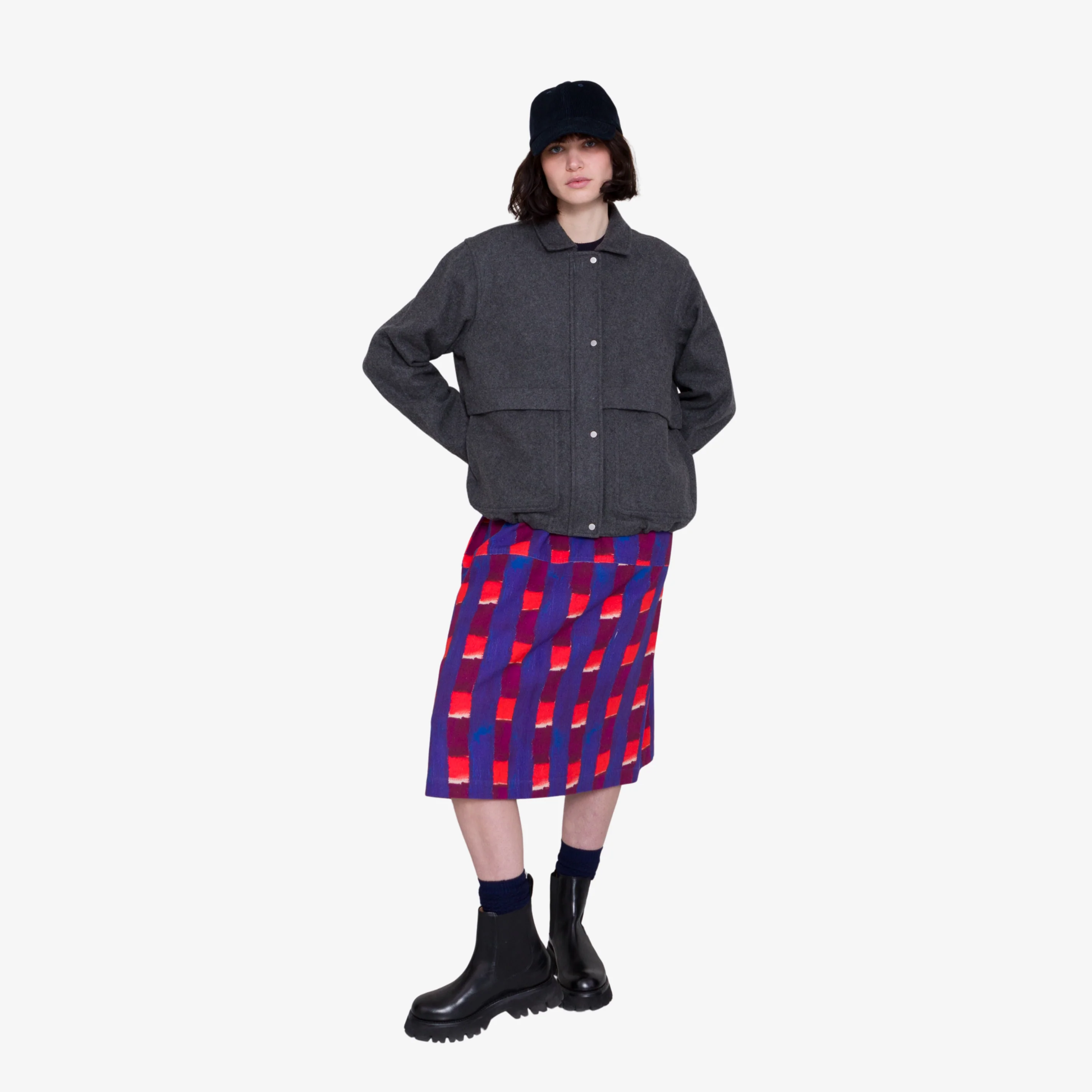 Blouson - Mid Grey Wool - Image 2