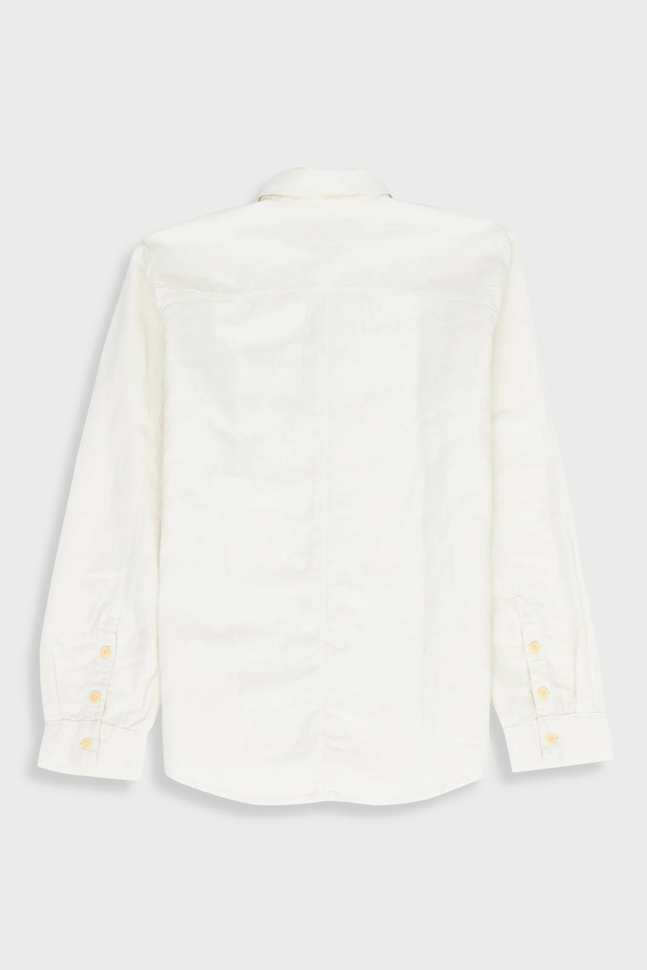 Contrast Pocket Shirt - Ecru - Image 12