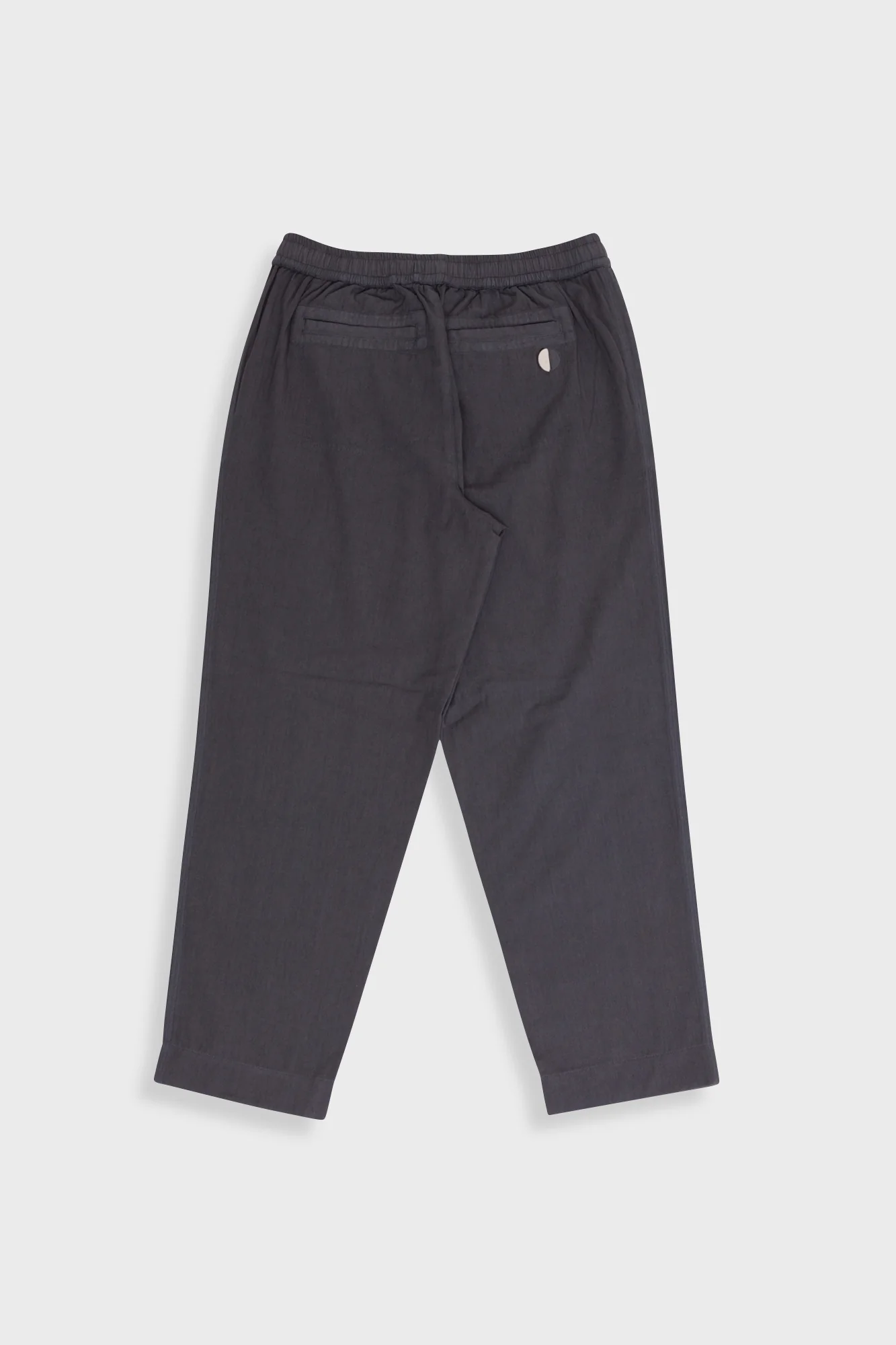 Drawcord Assembly Pant - Soft Black Herringbone - Image 8