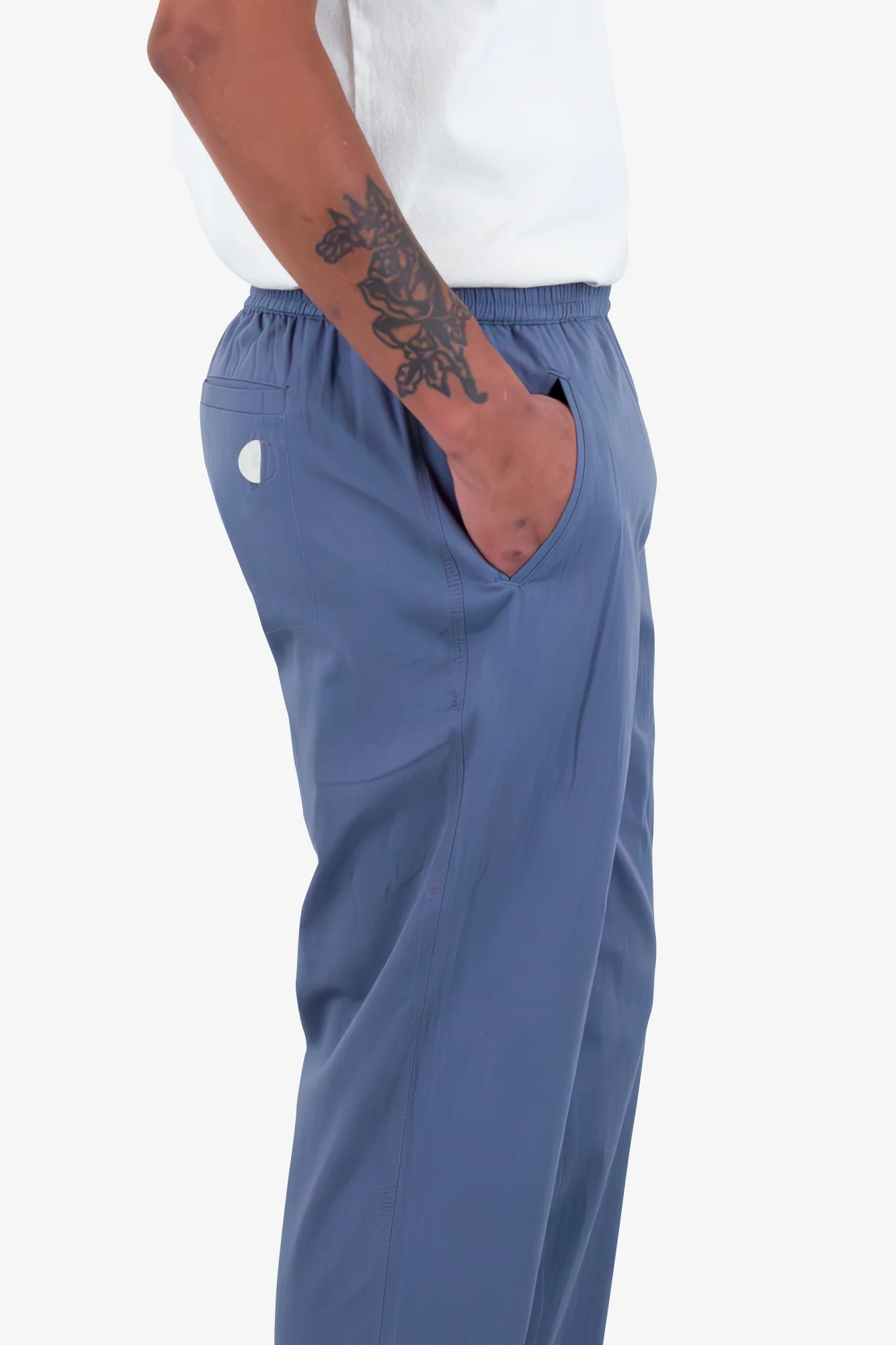 Drawcord Assembly Pant - Soft Blue - Image 6