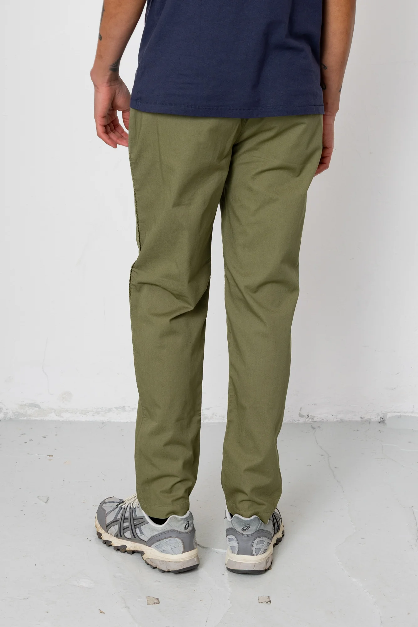 Drawcord Trousers - Khaki - Image 4