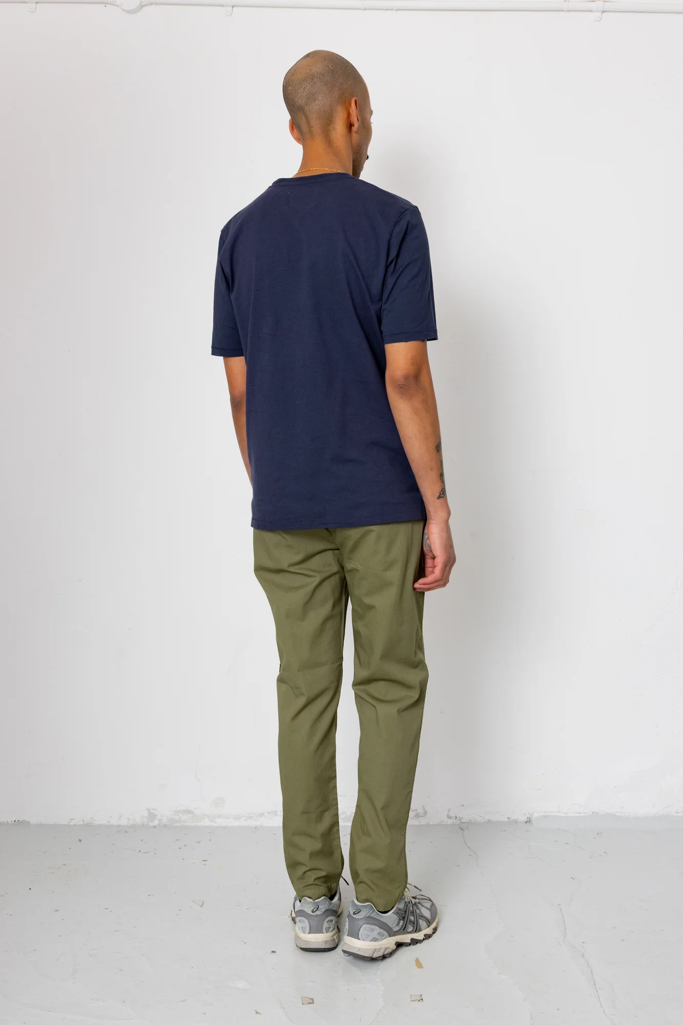 Drawcord Trousers - Olive - Image 7