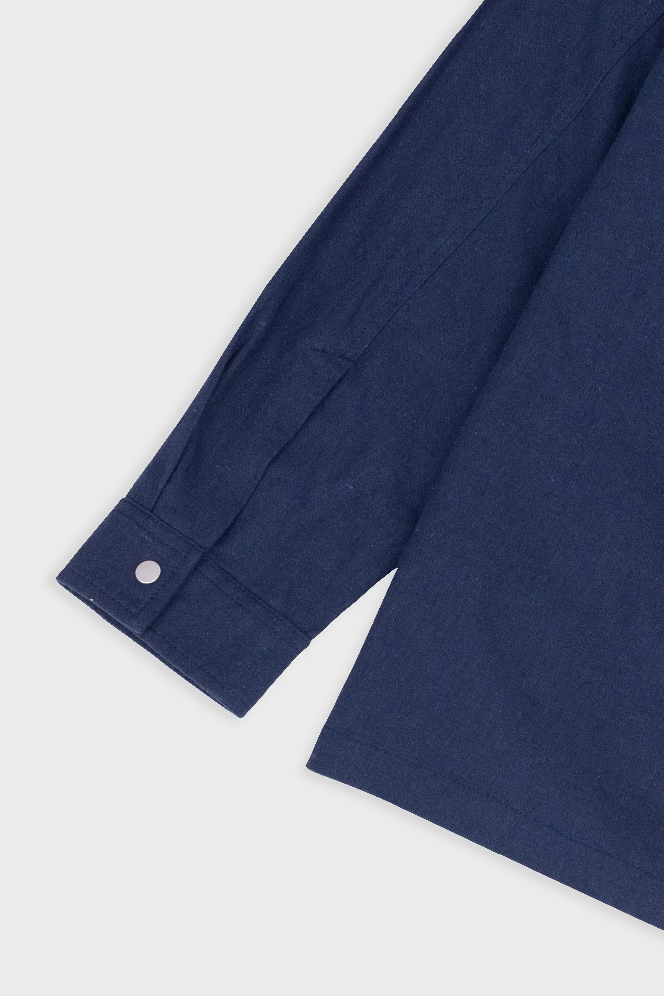 Anniversary Patch Overshirt - Navy Linen - Image 4