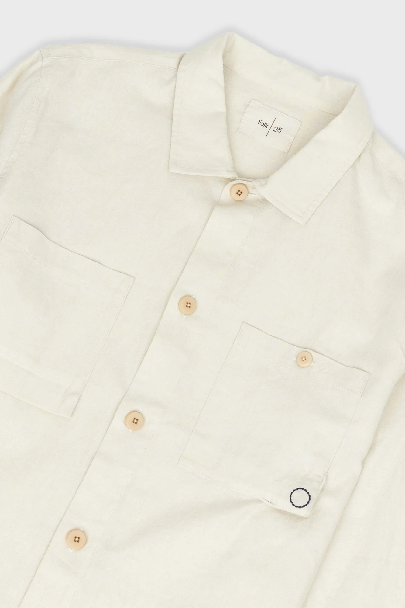Anniversary Patch Overshirt - Stone Linen - Image 6