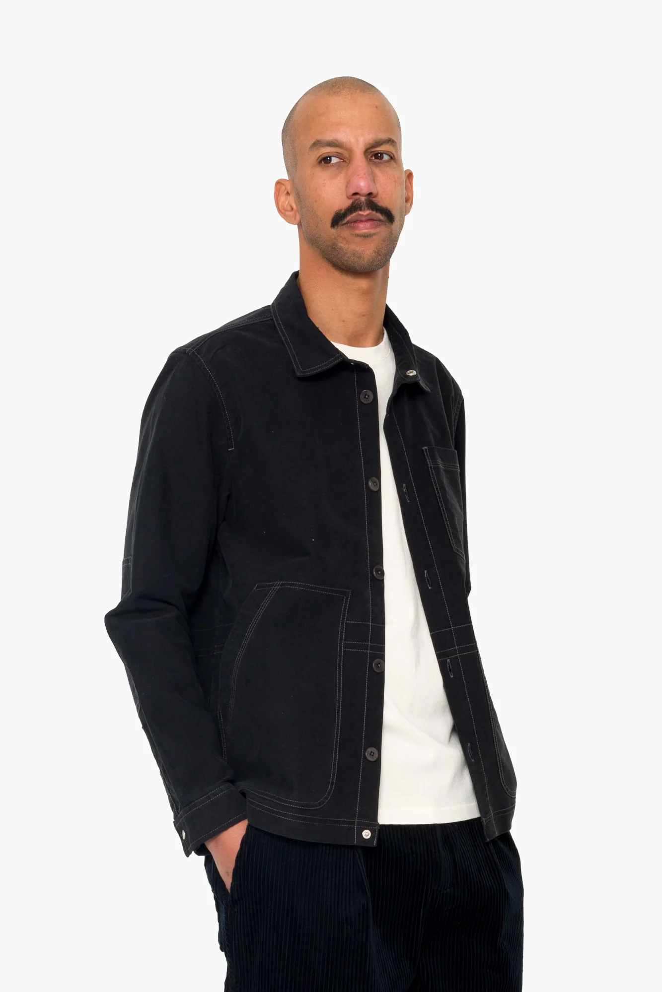 Assembly Utility Jacket - Black Brushed - Image 7