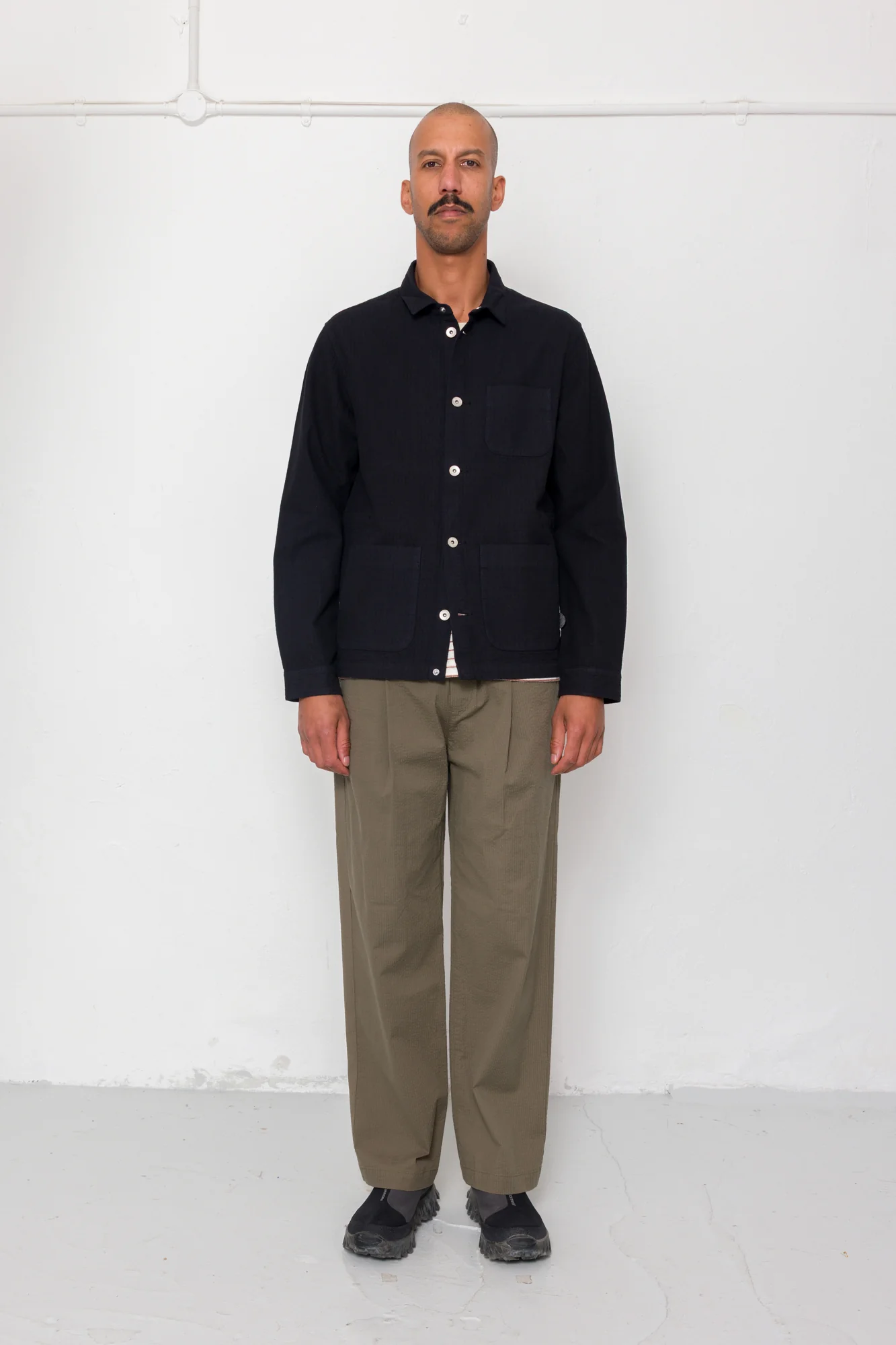 Assembly Jacket - Black Chunky Ripstop - Image 3