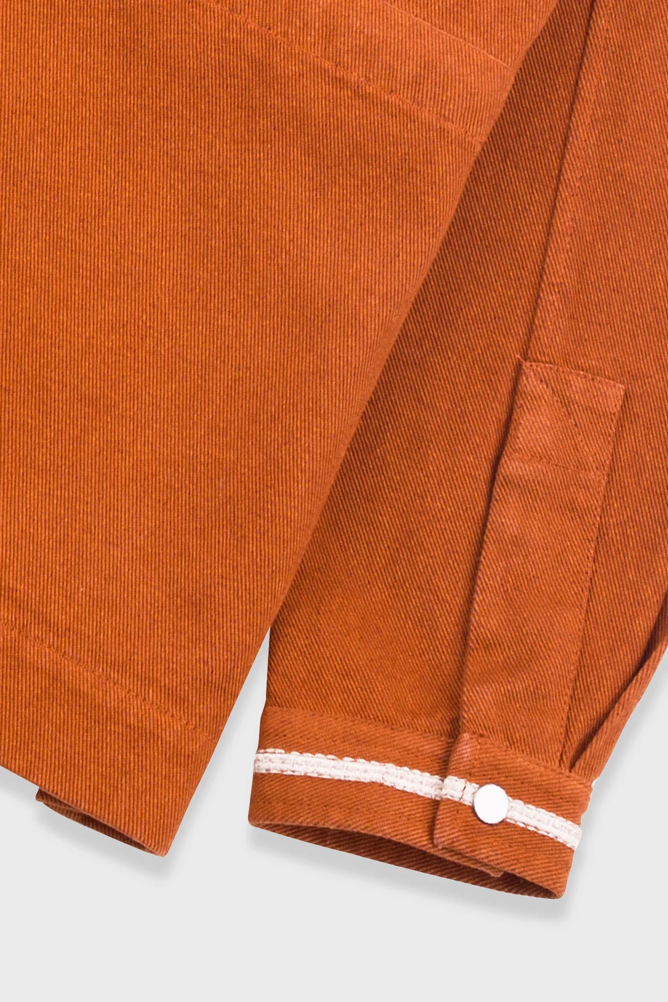 Assembly Jacket - Dark Ginger Twill - Image 8