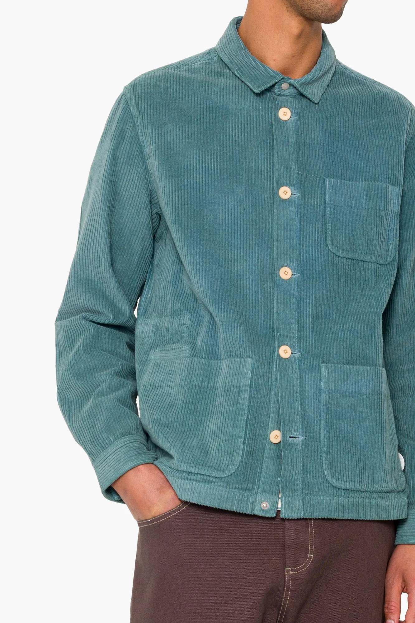 Assembly Jacket - Dusty Green Chunky Cord - Image 8