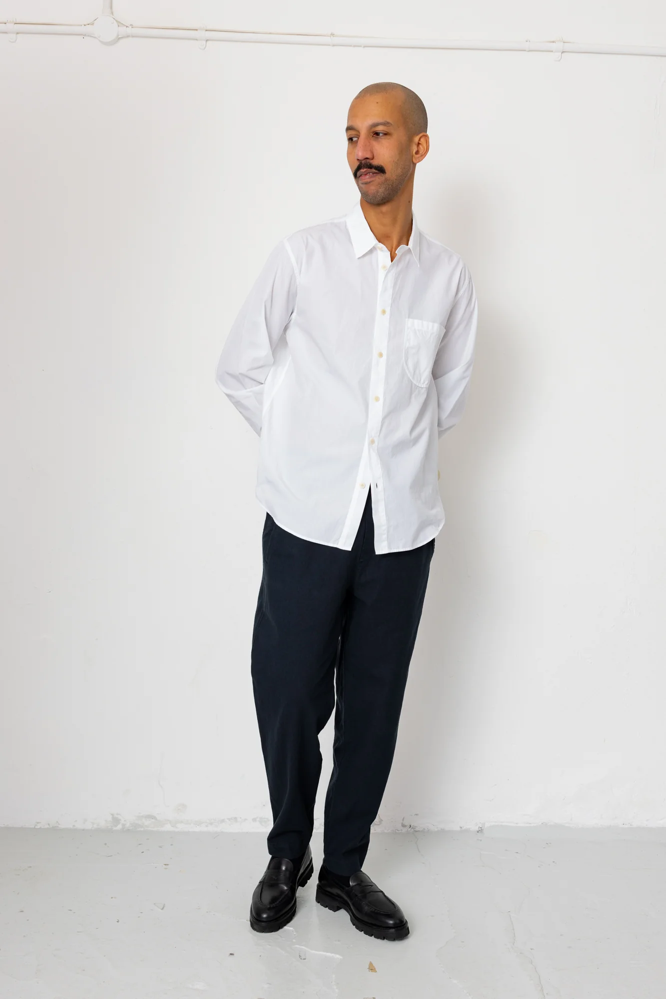 Assembly Pant - Black Cotton Linen - Image 2