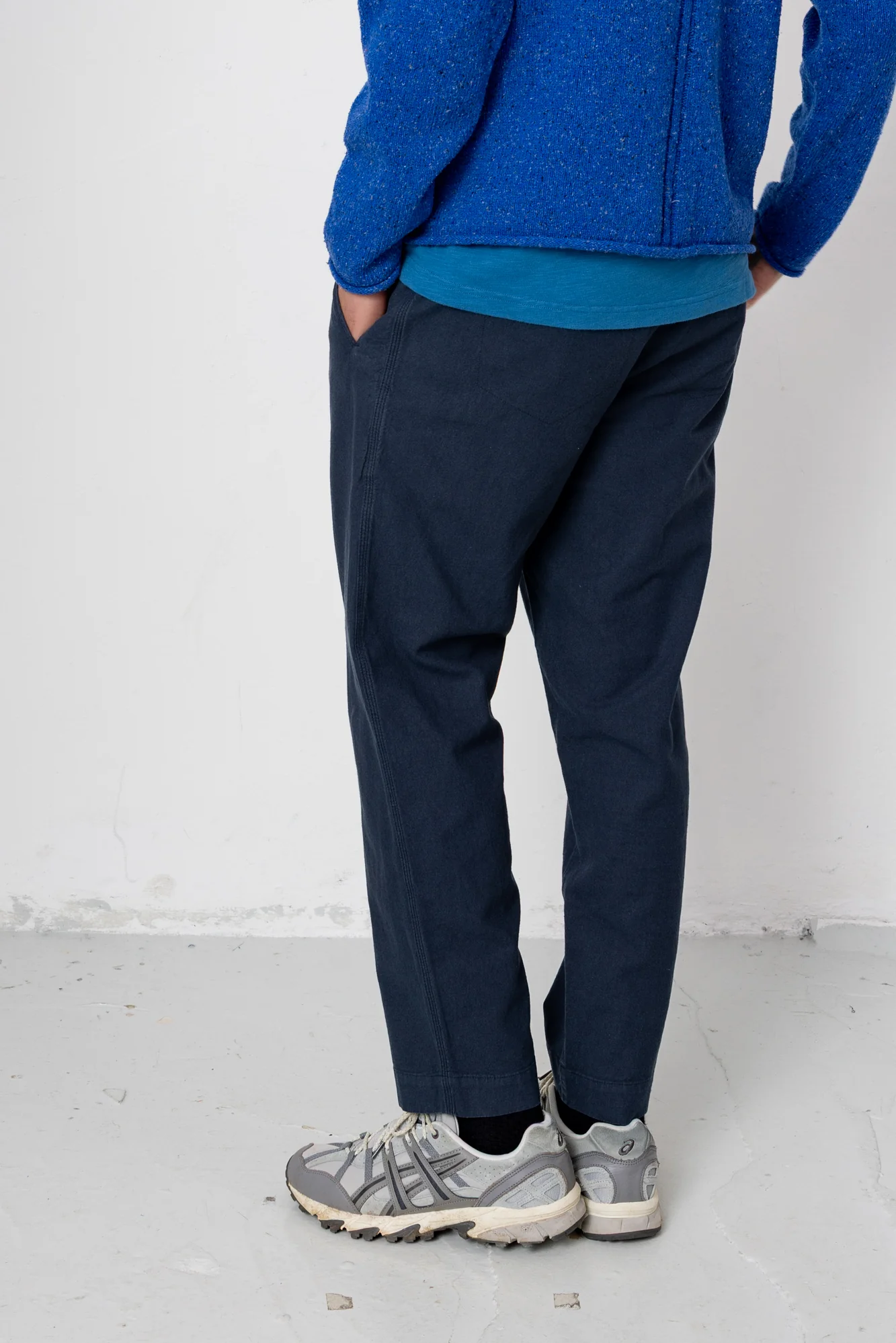 Assembly Pant - Dark Navy Cotton Linen - Image 6