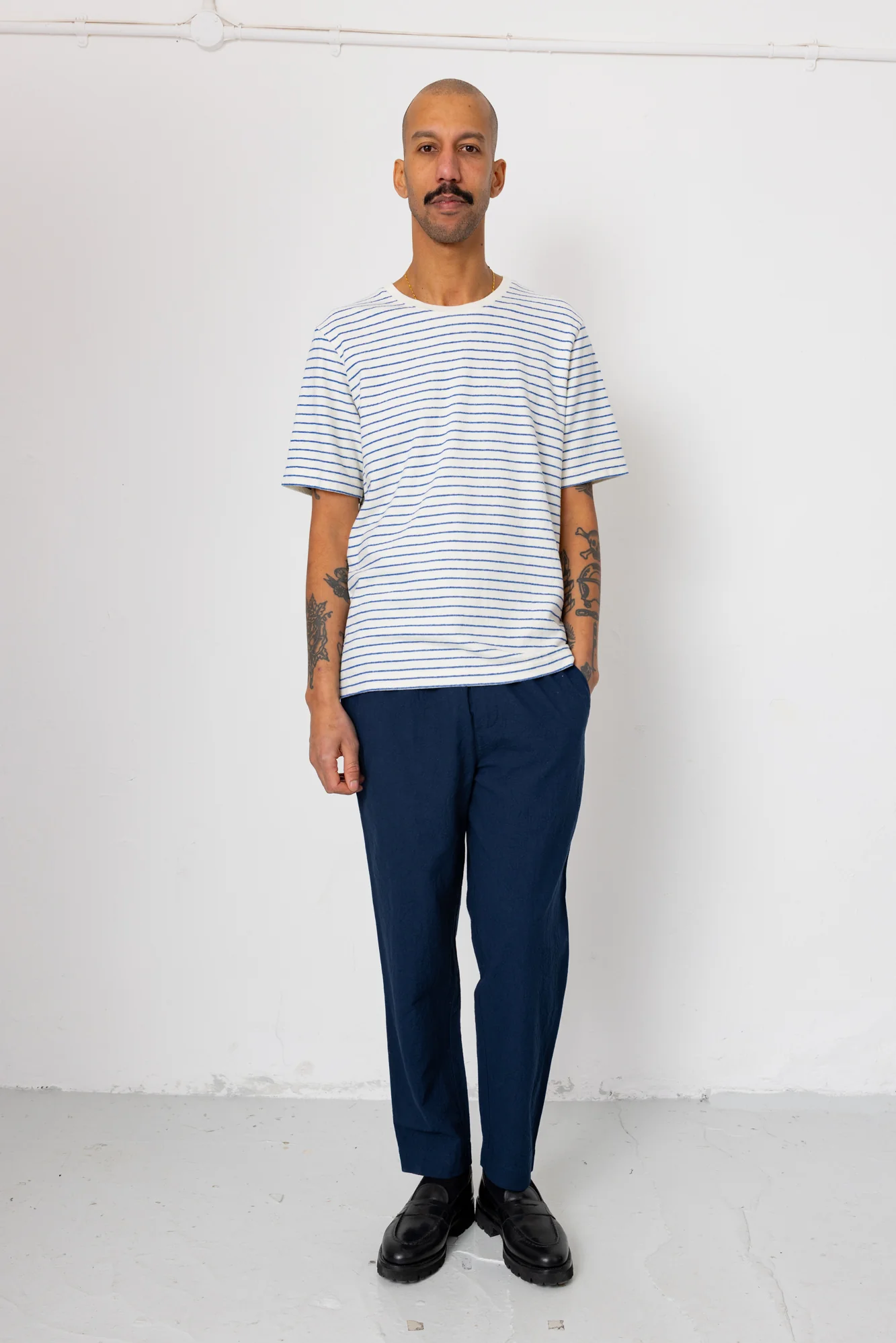 Assembly Pant - Dark Navy Crinkle - Image 2
