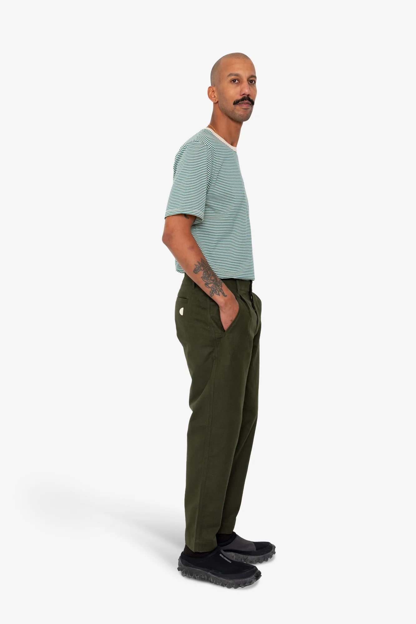 Assembly Pant - Dark Olive Moleskin - Image 6