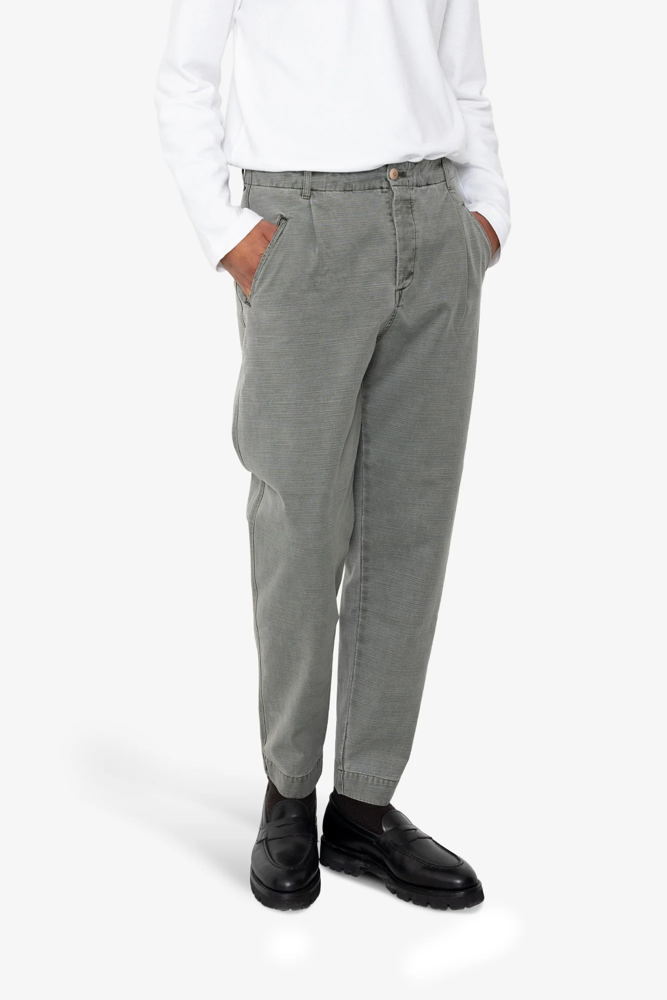 Assembly Pant - Olive Slub - Image 7