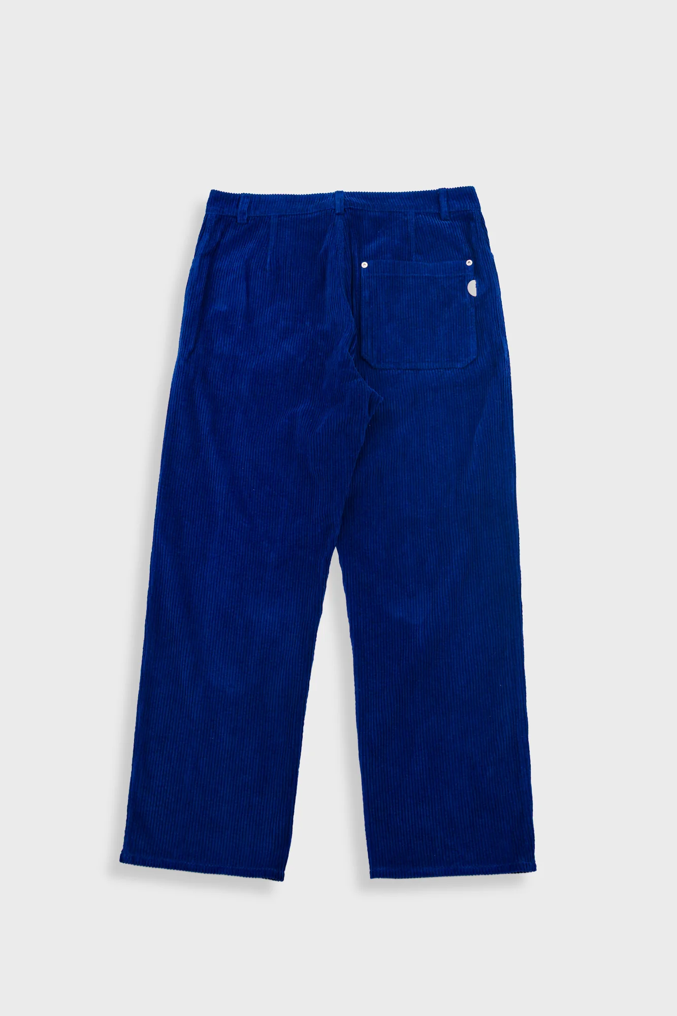 Barrel Leg Trouser - Rich Navy Chunky Cord - Image 10