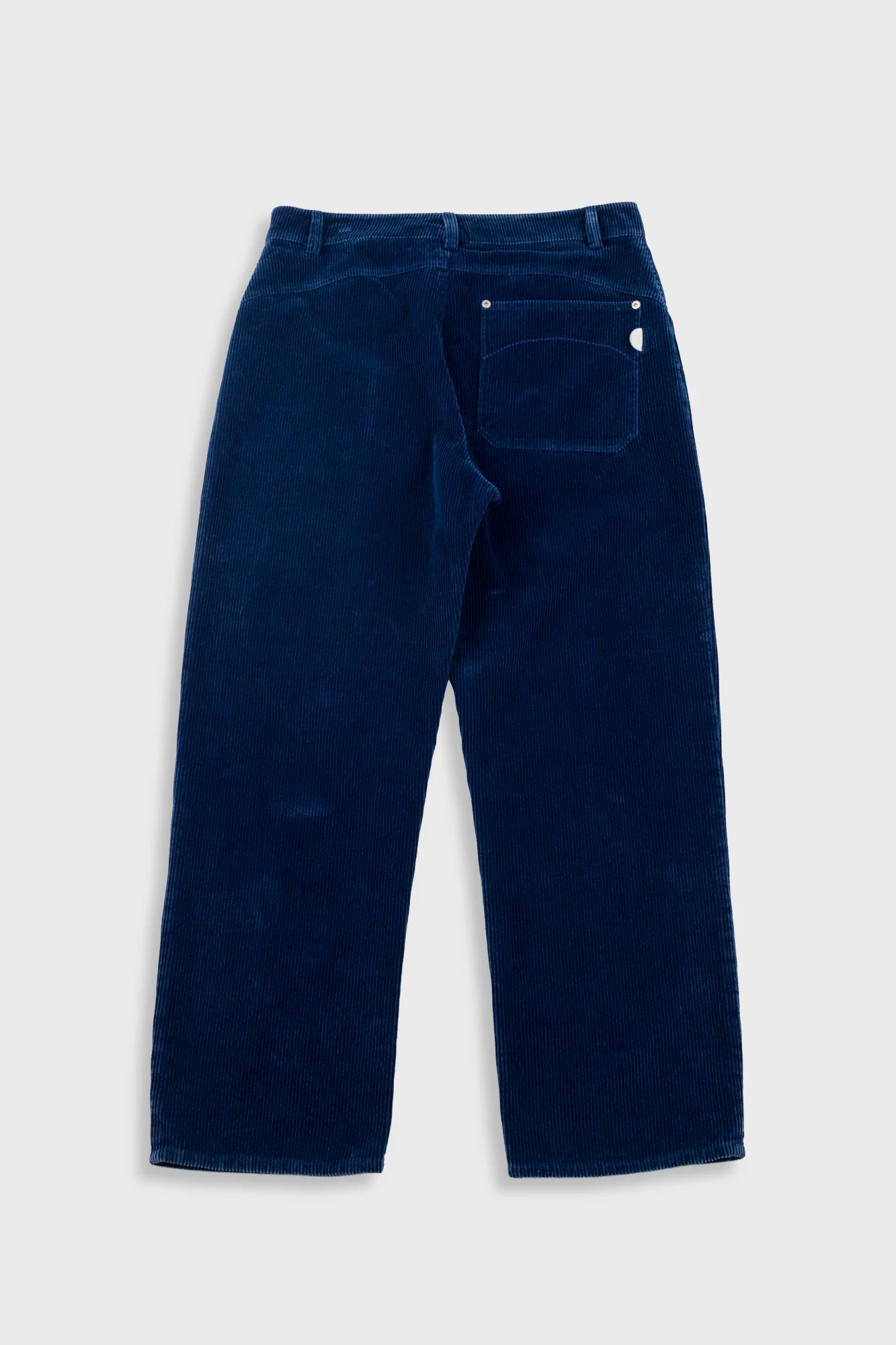 Barrel Leg Trouser - Washed Indigo Cord - Image 9