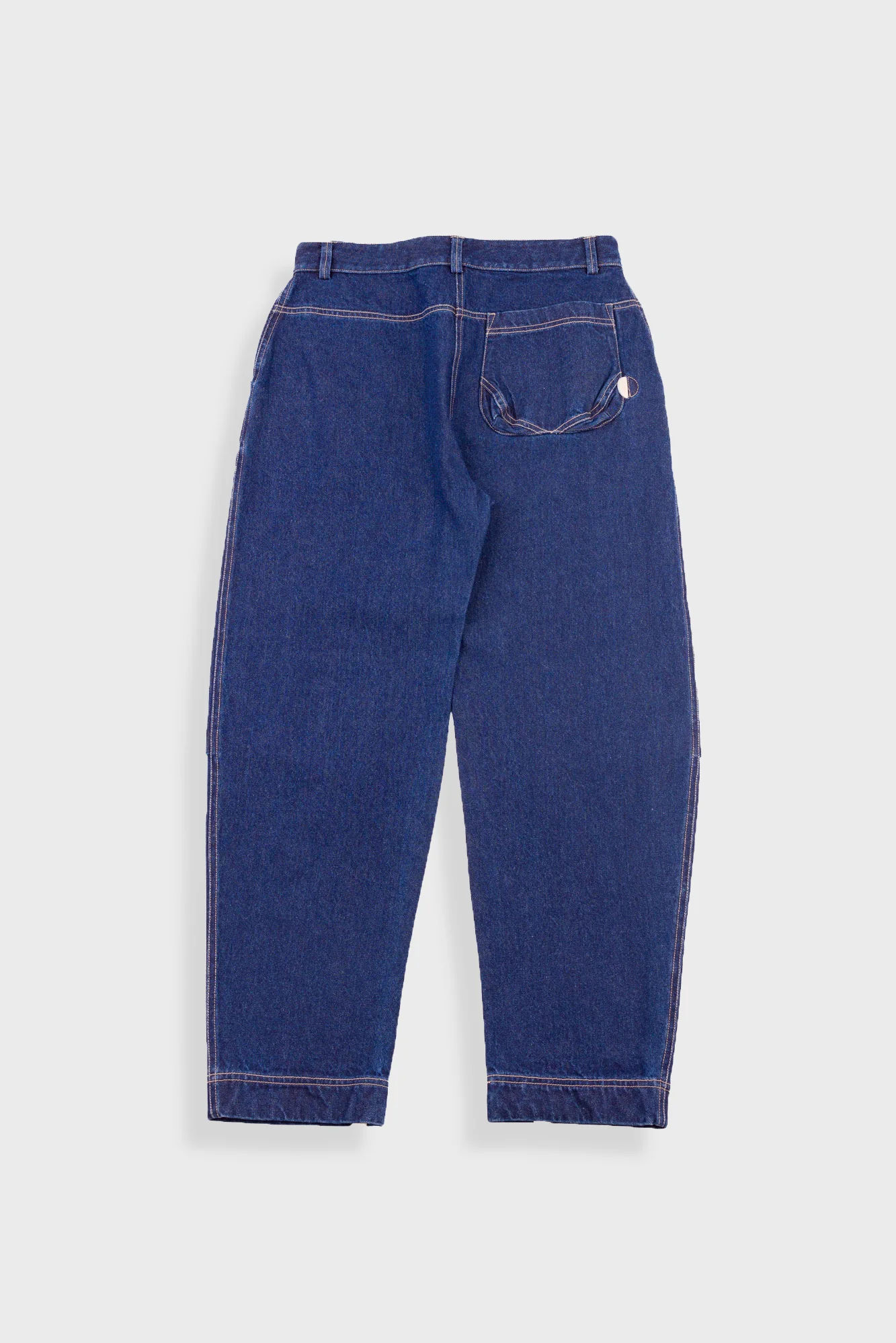Barrel Trousers - Indigo Denim - Image 3