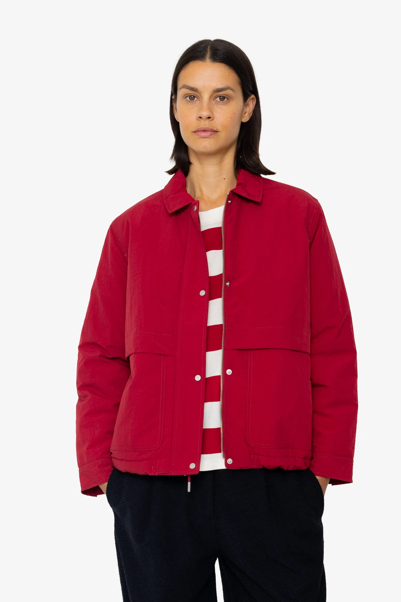 Blouson - Crimson Ripstop Nylon - Image 6