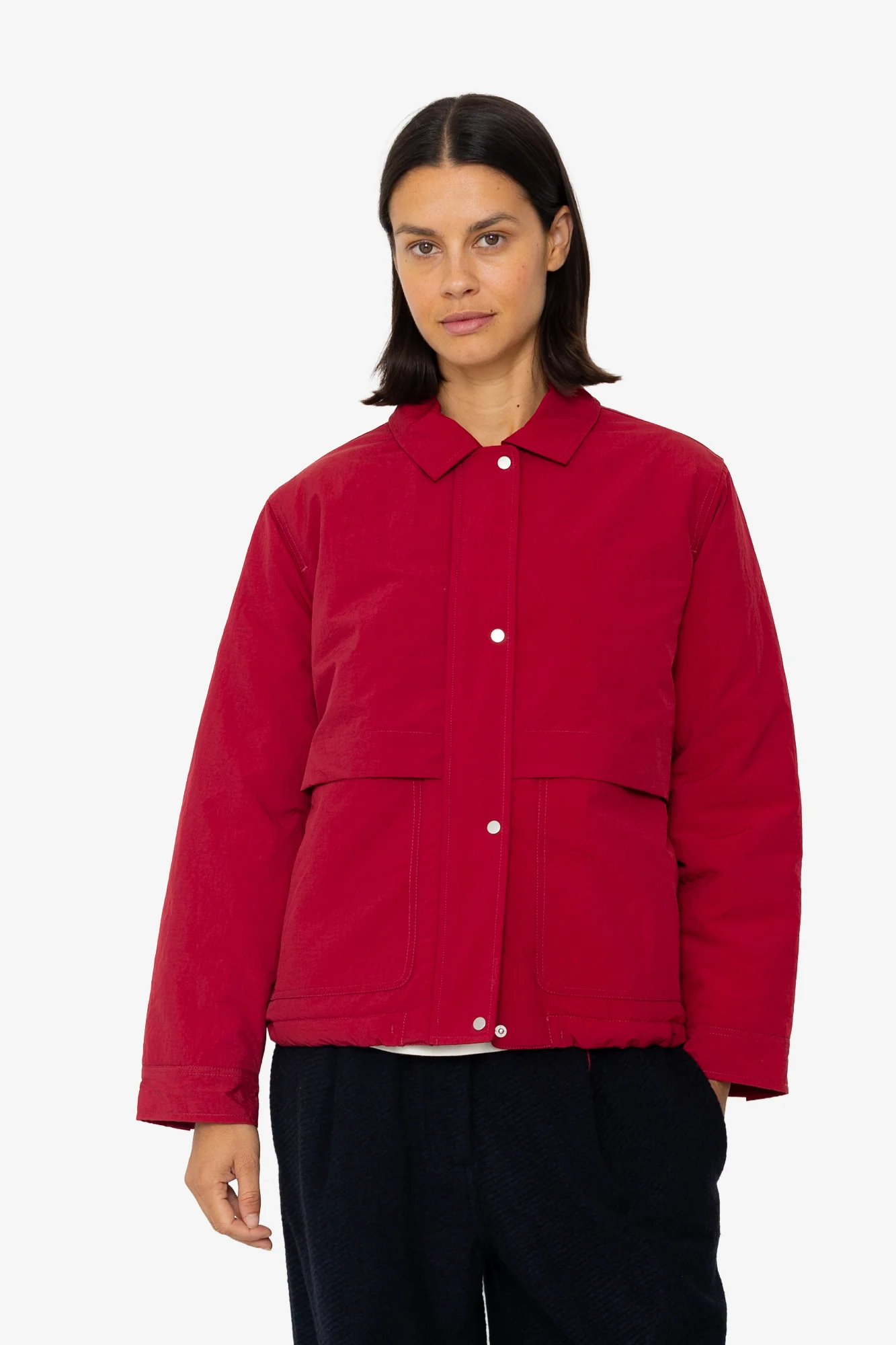 Blouson - Crimson Ripstop Nylon - Image 8