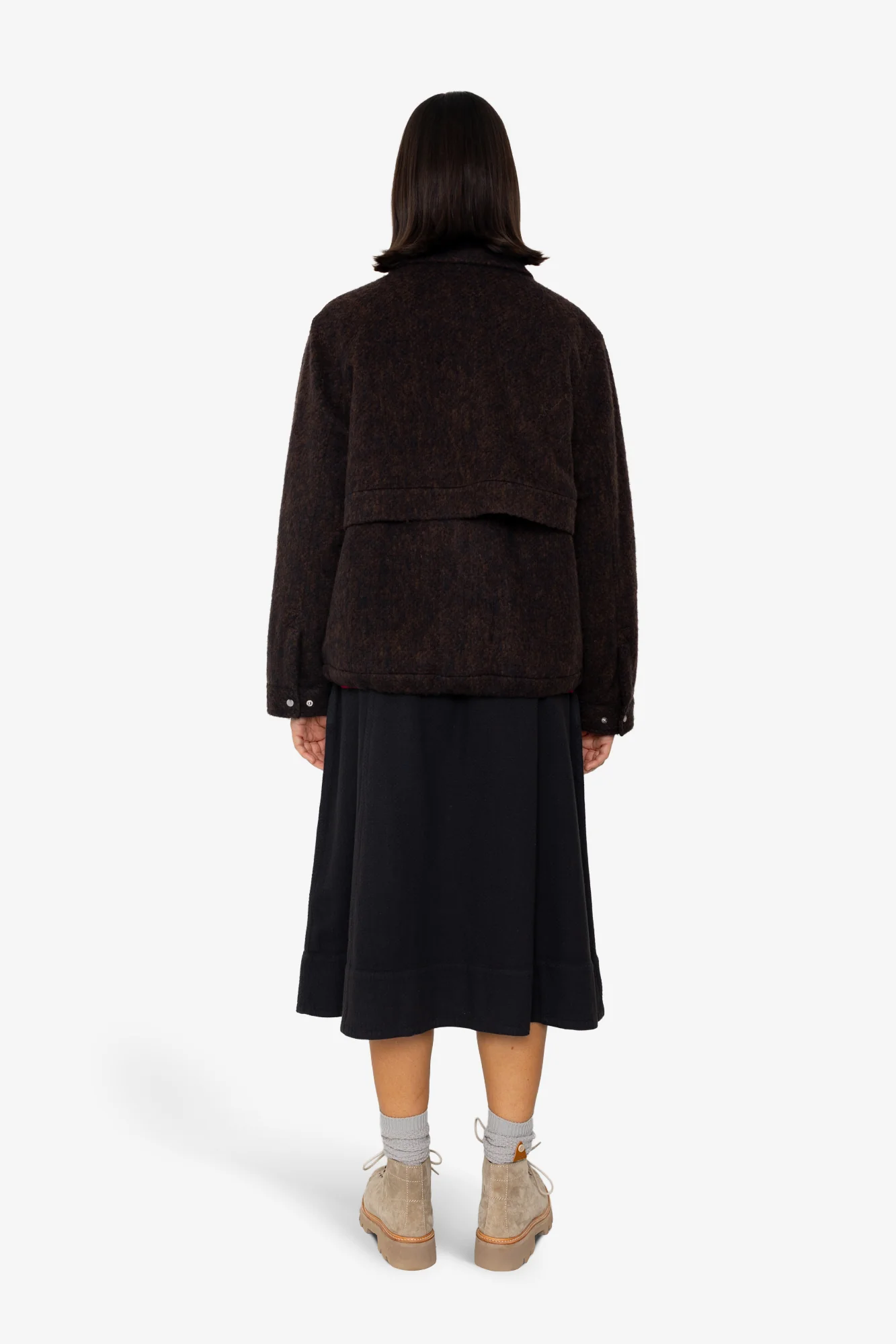Blouson - Navy Espresso Wool - Image 9