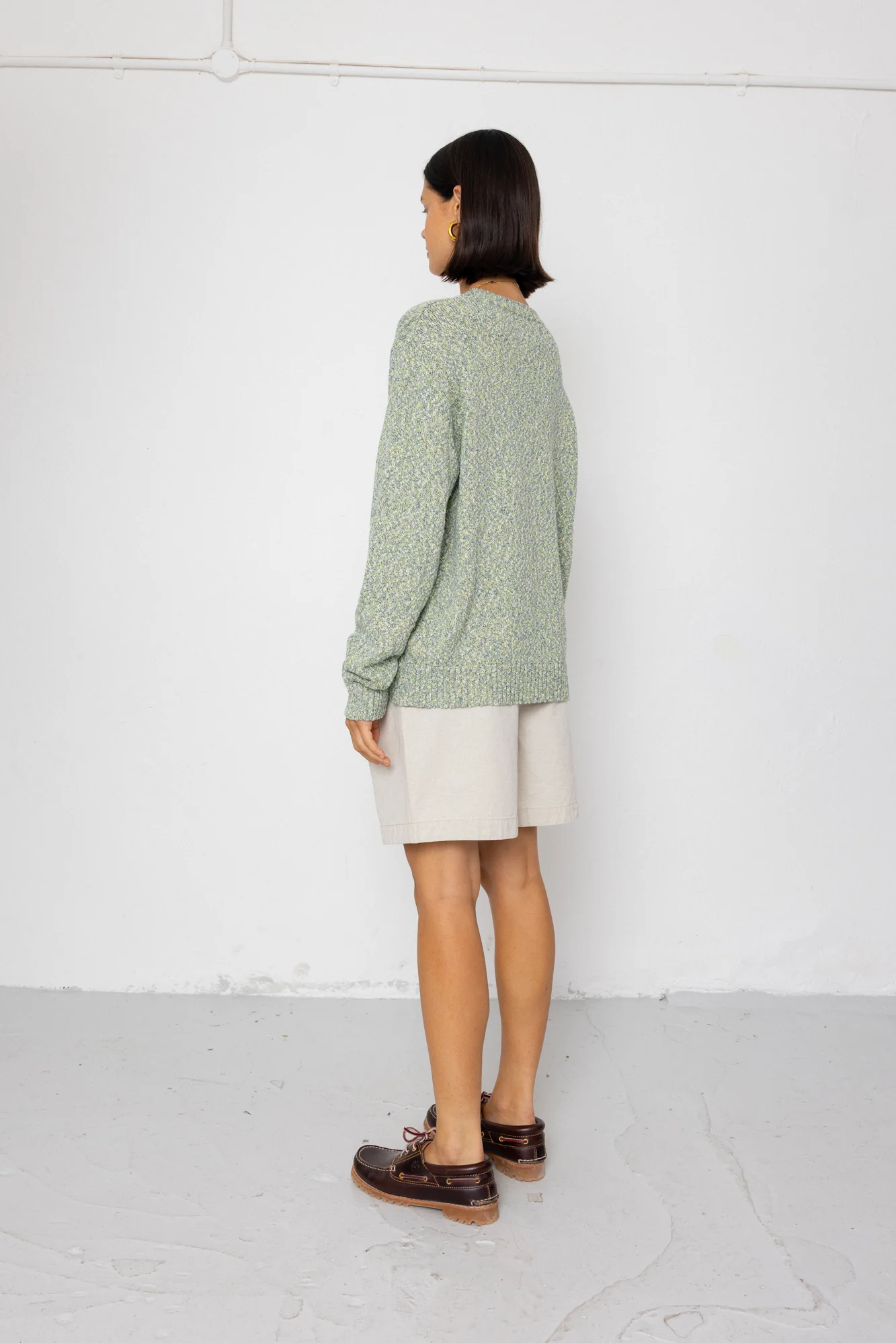 Chain Crew Jumper - Citron Mix - Image 6