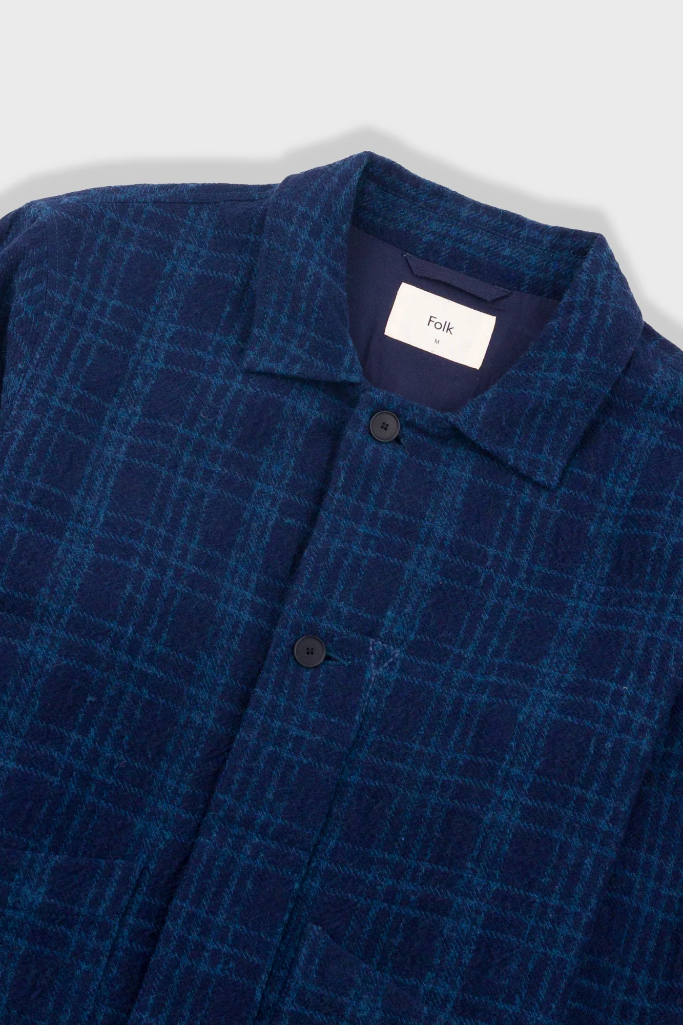 Chain Jacket - Indigo Textured Check - Image 5