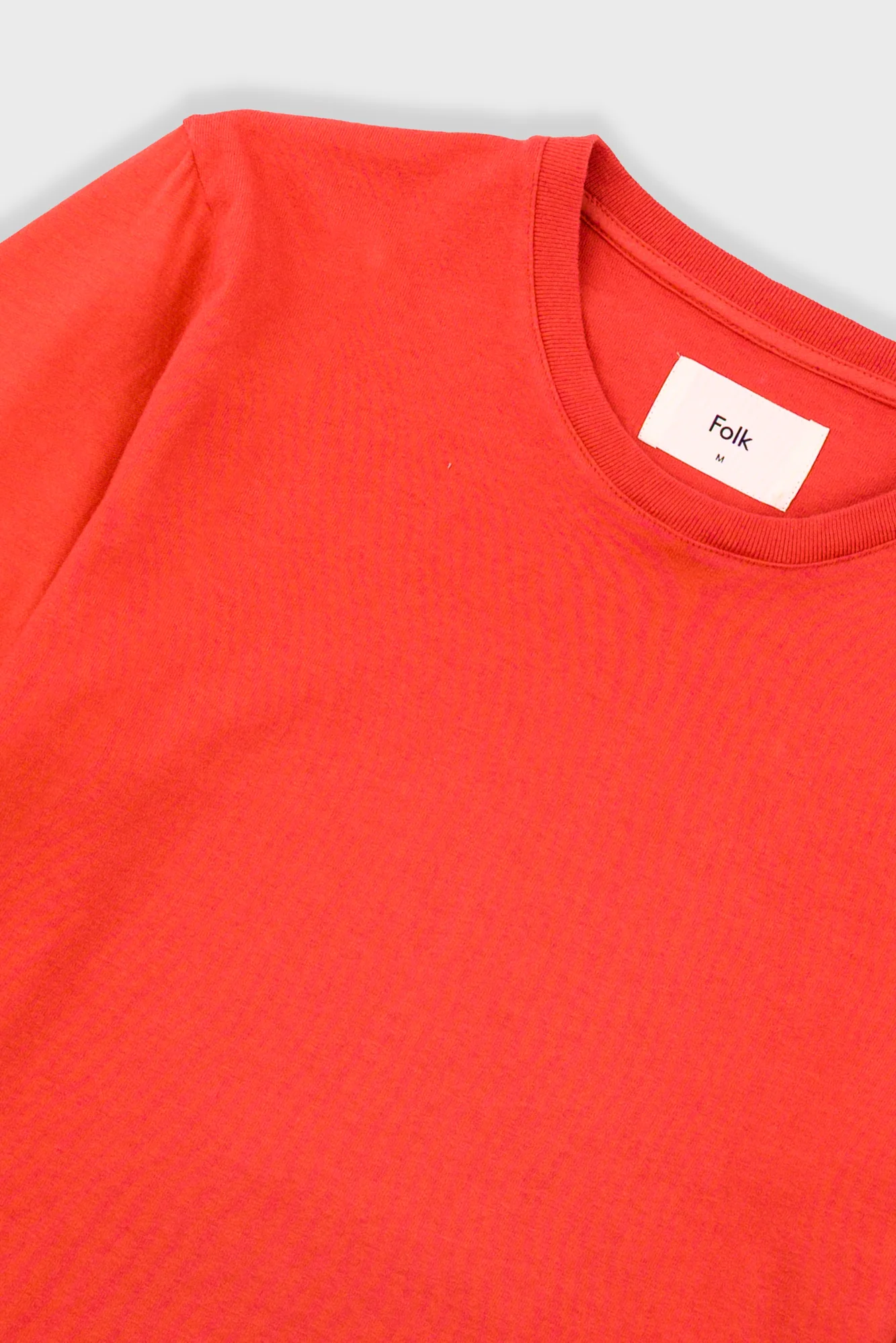 Contrast Sleeve T-Shirt - Crimson - Image 5
