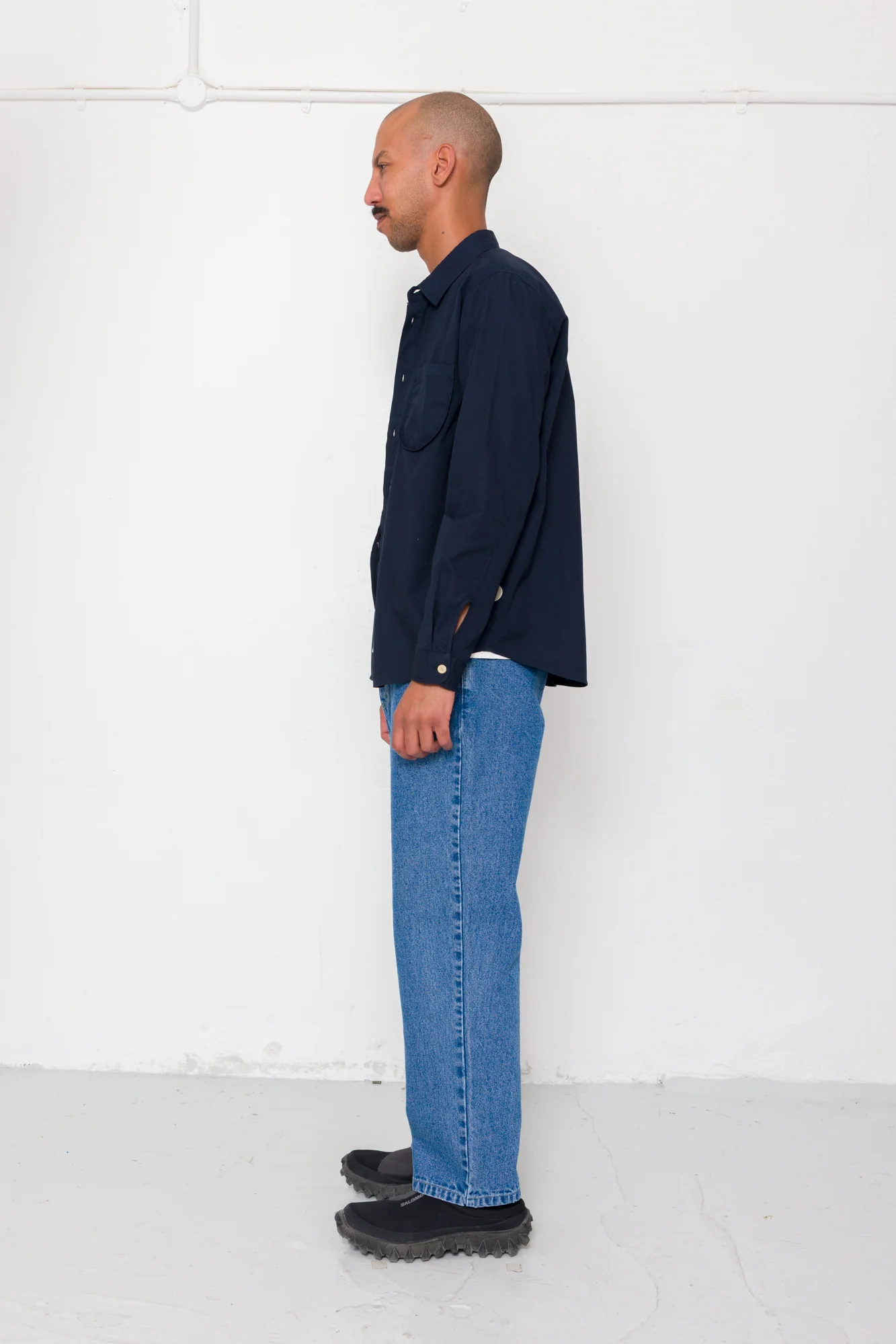 Curve Shirt - Deep Navy - Image 4