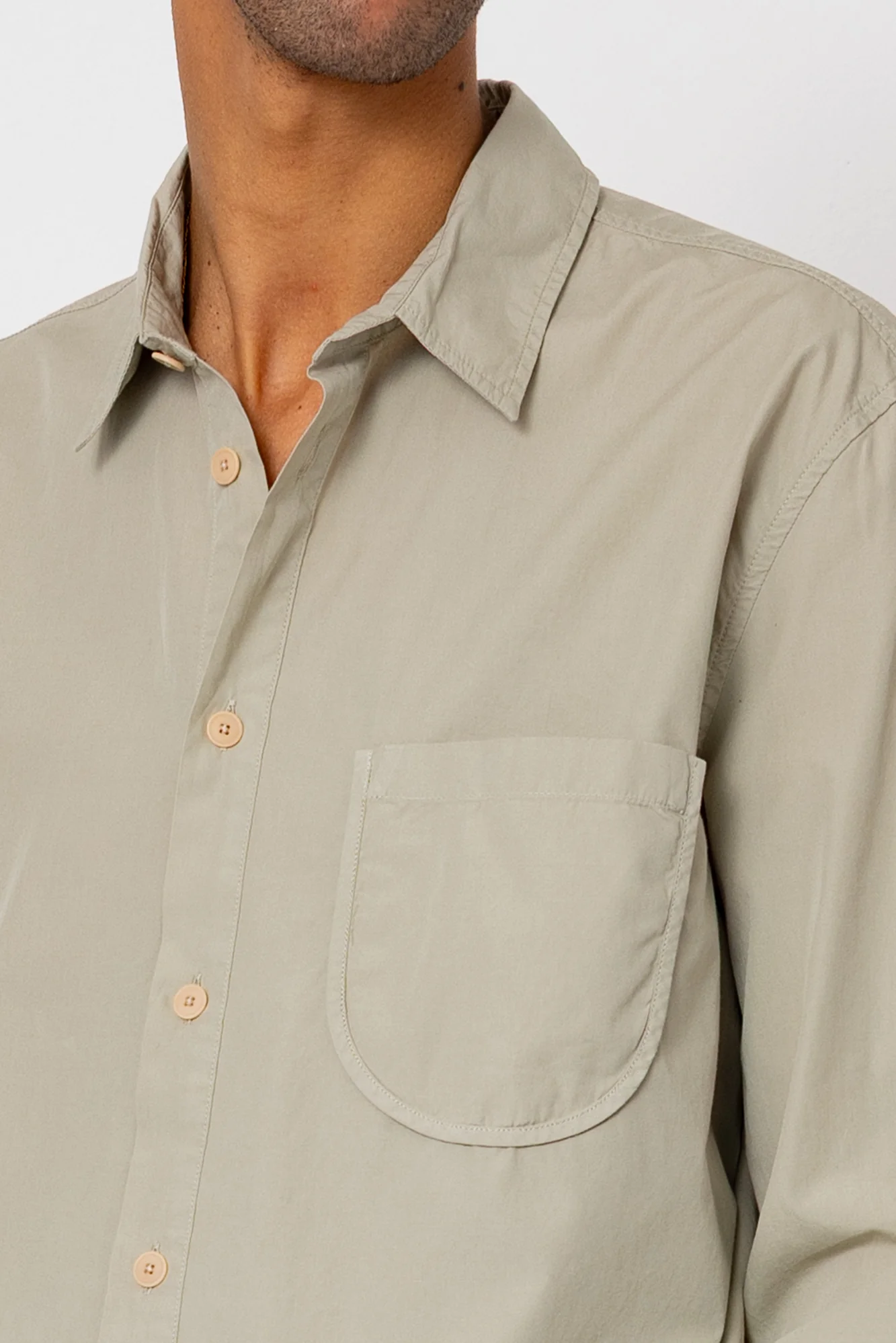 Curve Shirt - Silver Sage - Image 5