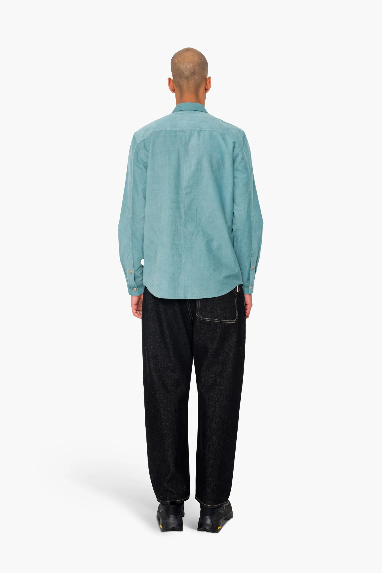Direction Babycord Shirt - Dusty Green - Image 8
