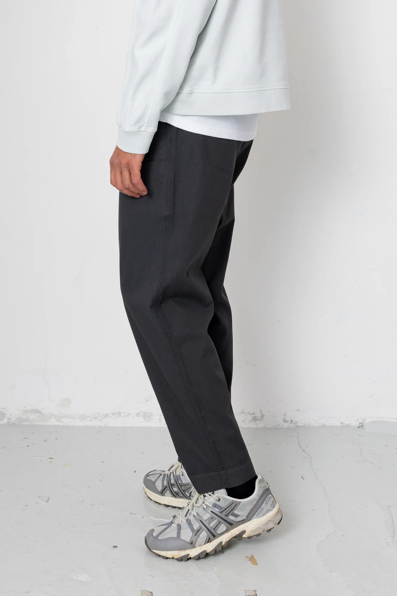 Drawcord Assembly Pant - Soft Black Ministripe - Image 6