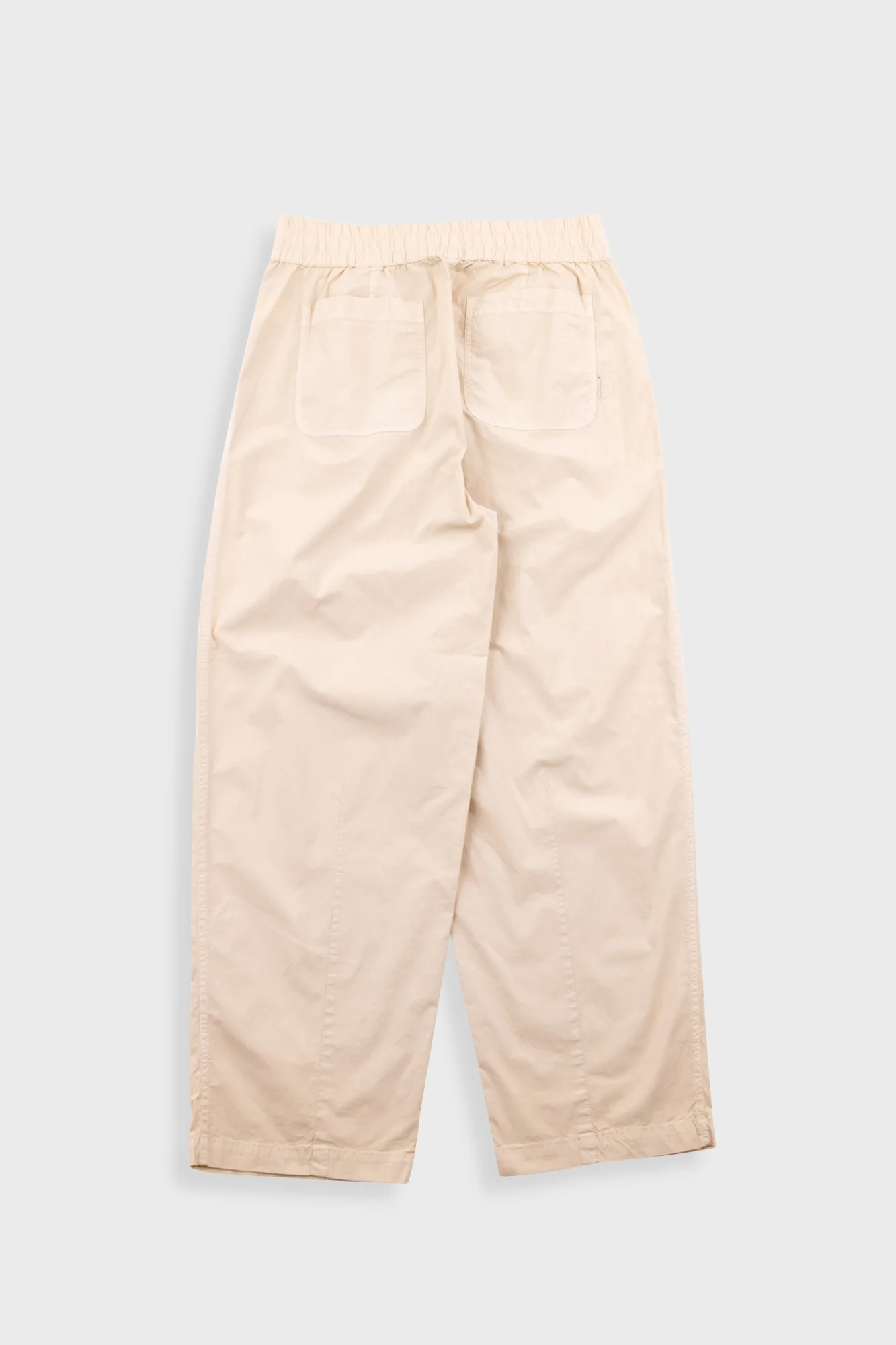 Drawcord Baggy Pants - Light Stone - Image 10