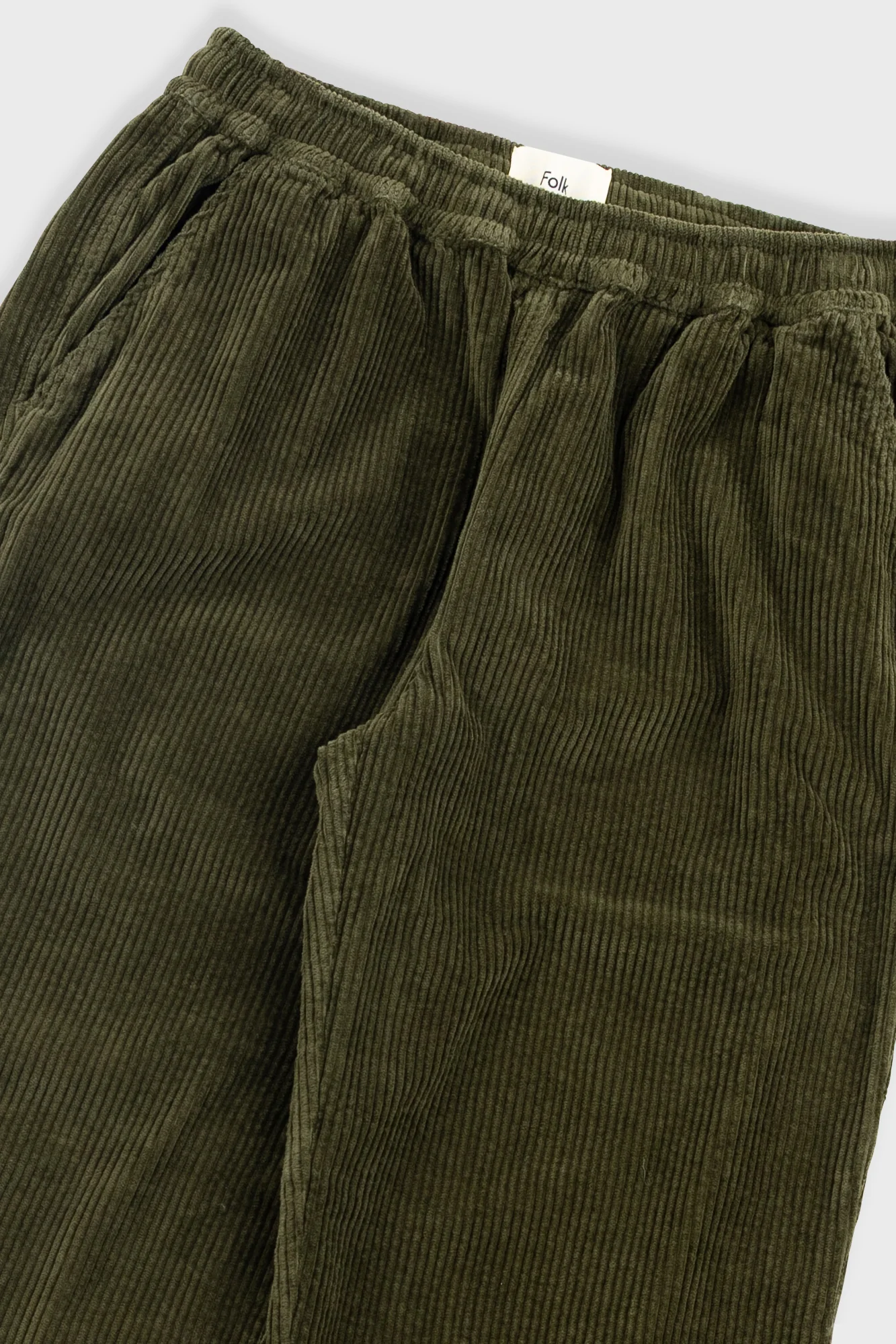 Drawcord Signal Pants - Olive Cord - Image 5