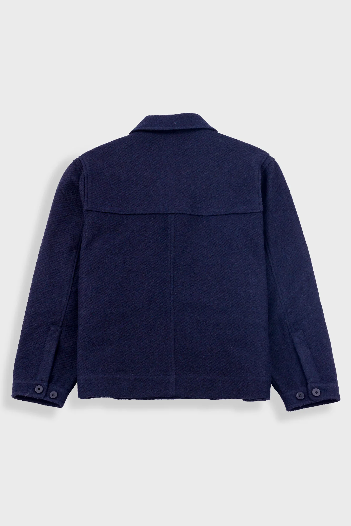 Duffle Coat - Navy Wool Twill - Image 5