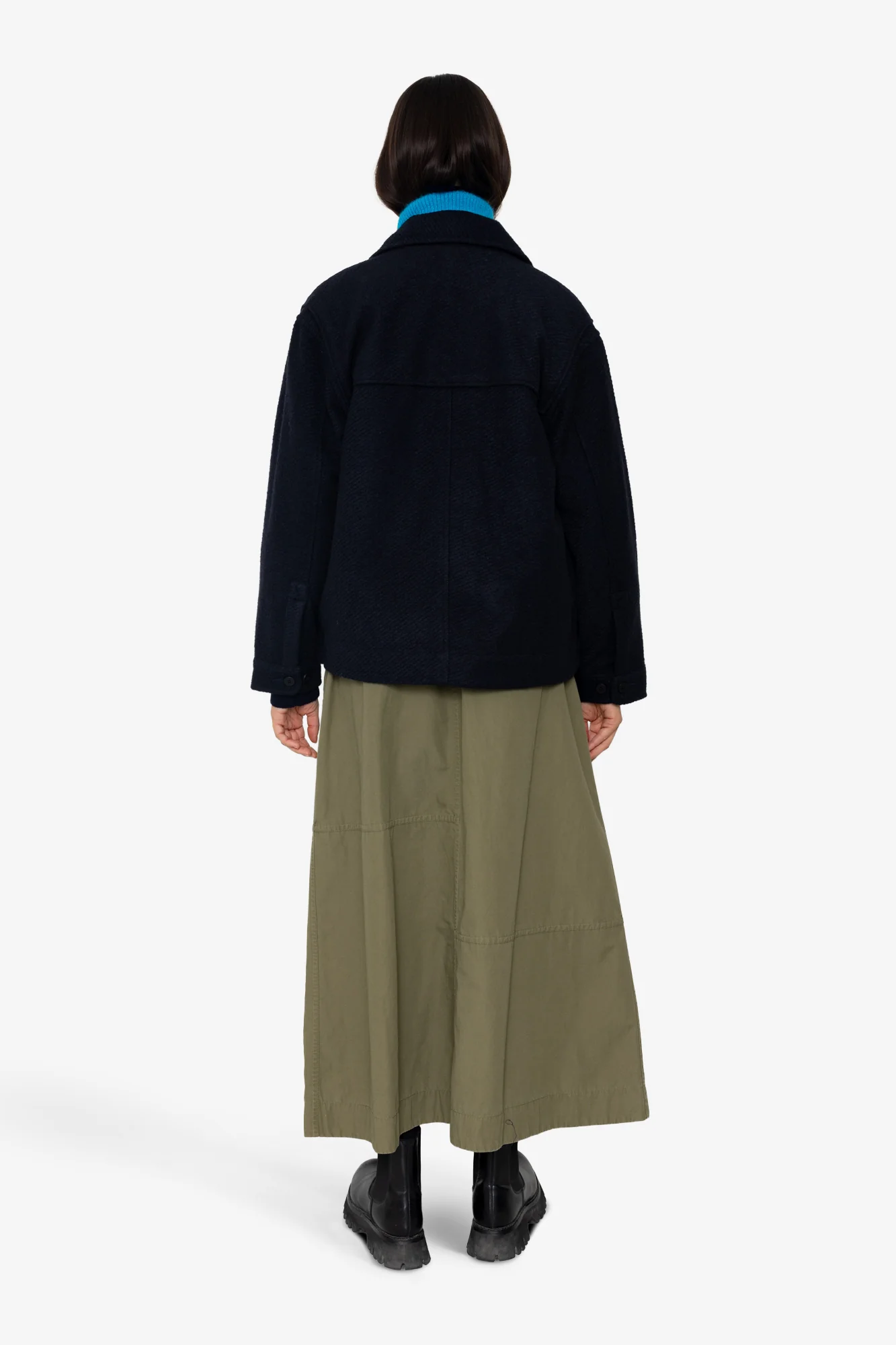 Duffle Coat - Navy Wool Twill - Image 6