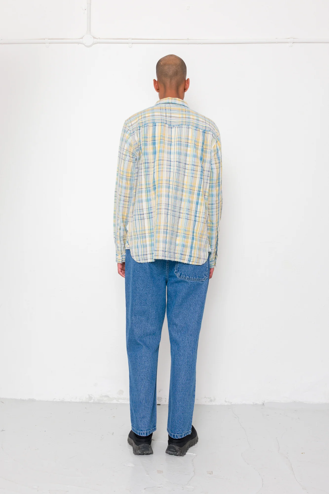 Easy Fit Shirt - Yellow Blue Cut Check - Image 12