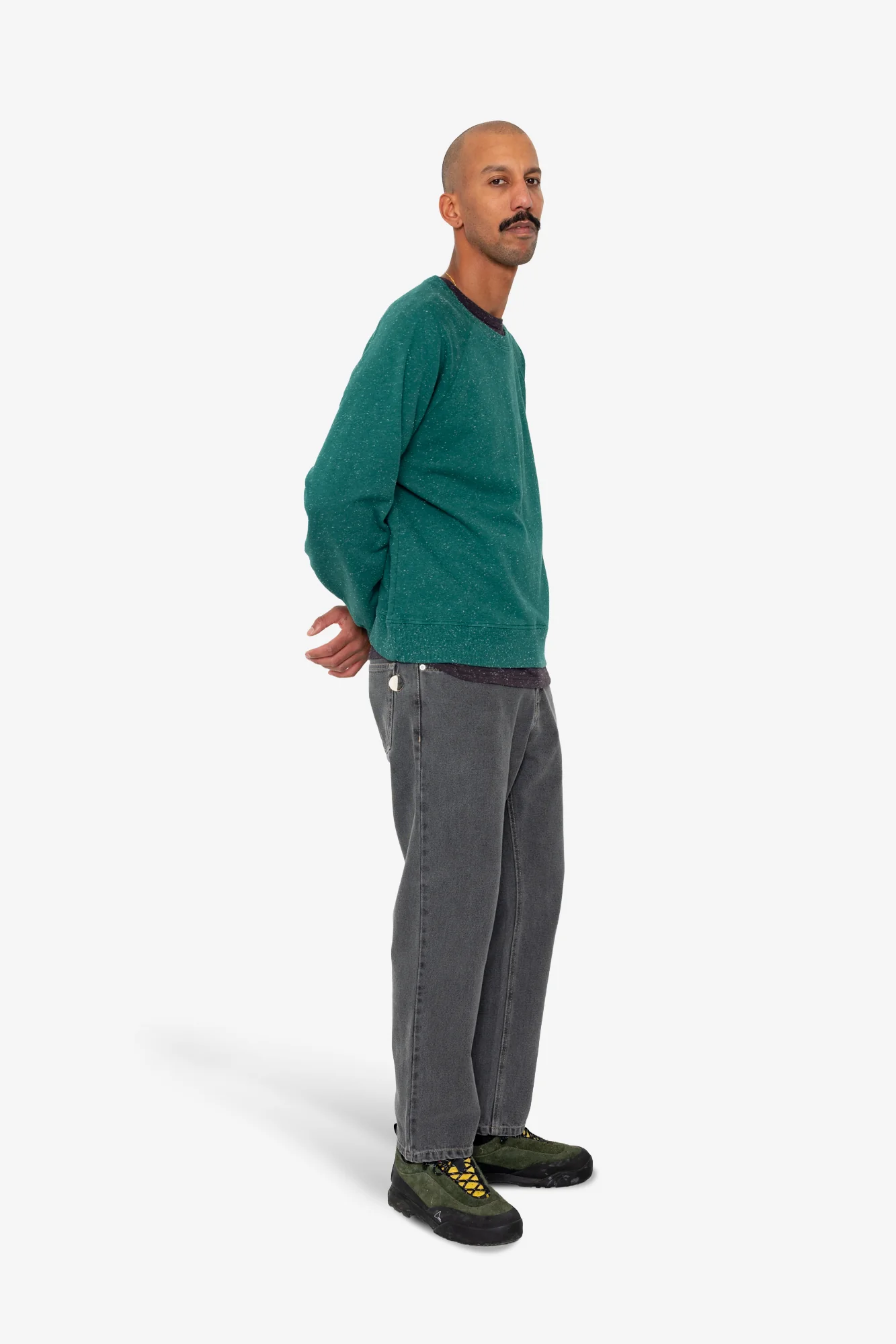 Engineered Raglan Sweat - Phthalo Green - Image 6
