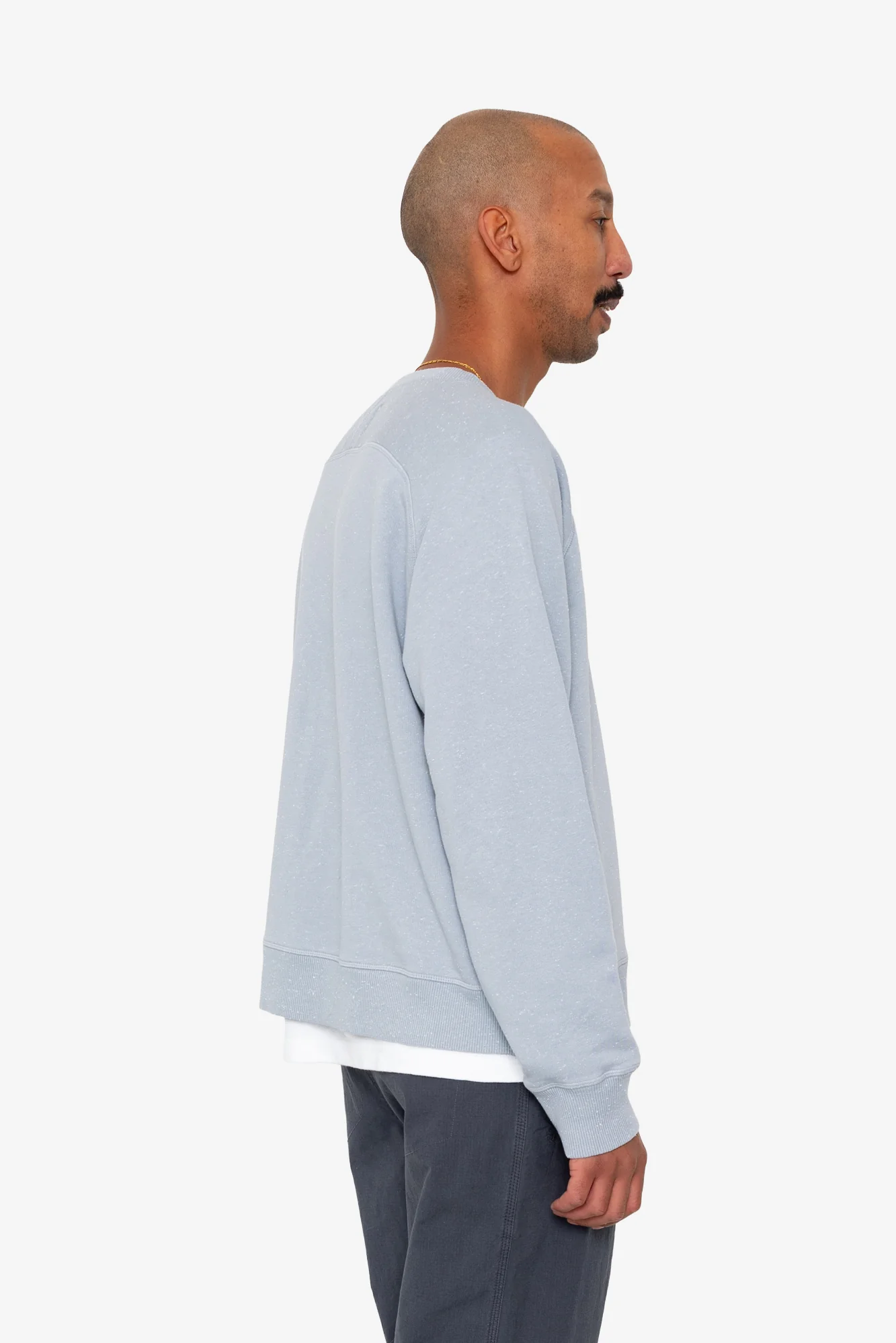Engineered Raglan Sweat - Soft Blue - Image 6