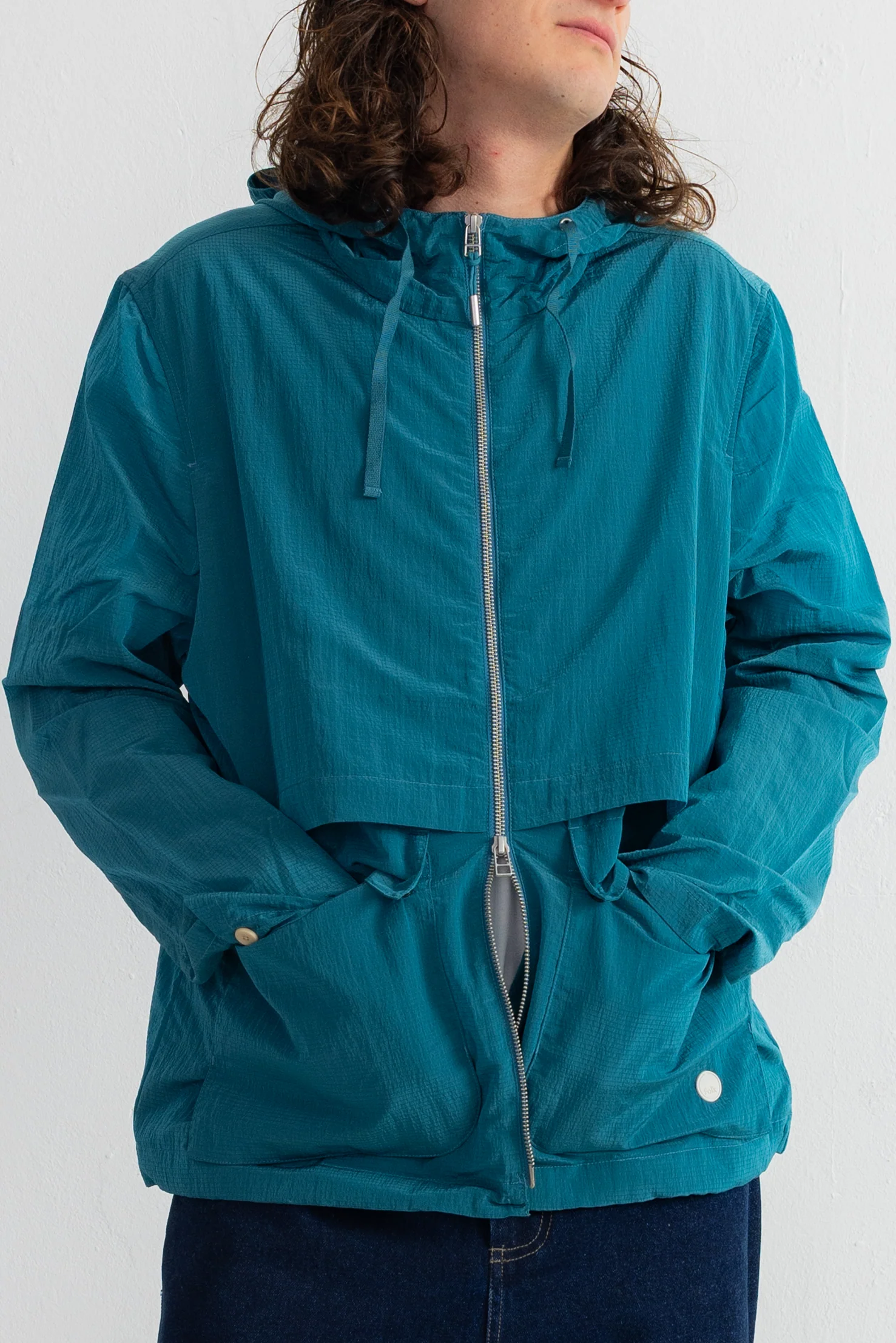 Featherweight Jacket - Ocean Blue Mini Ripstop - Image 3