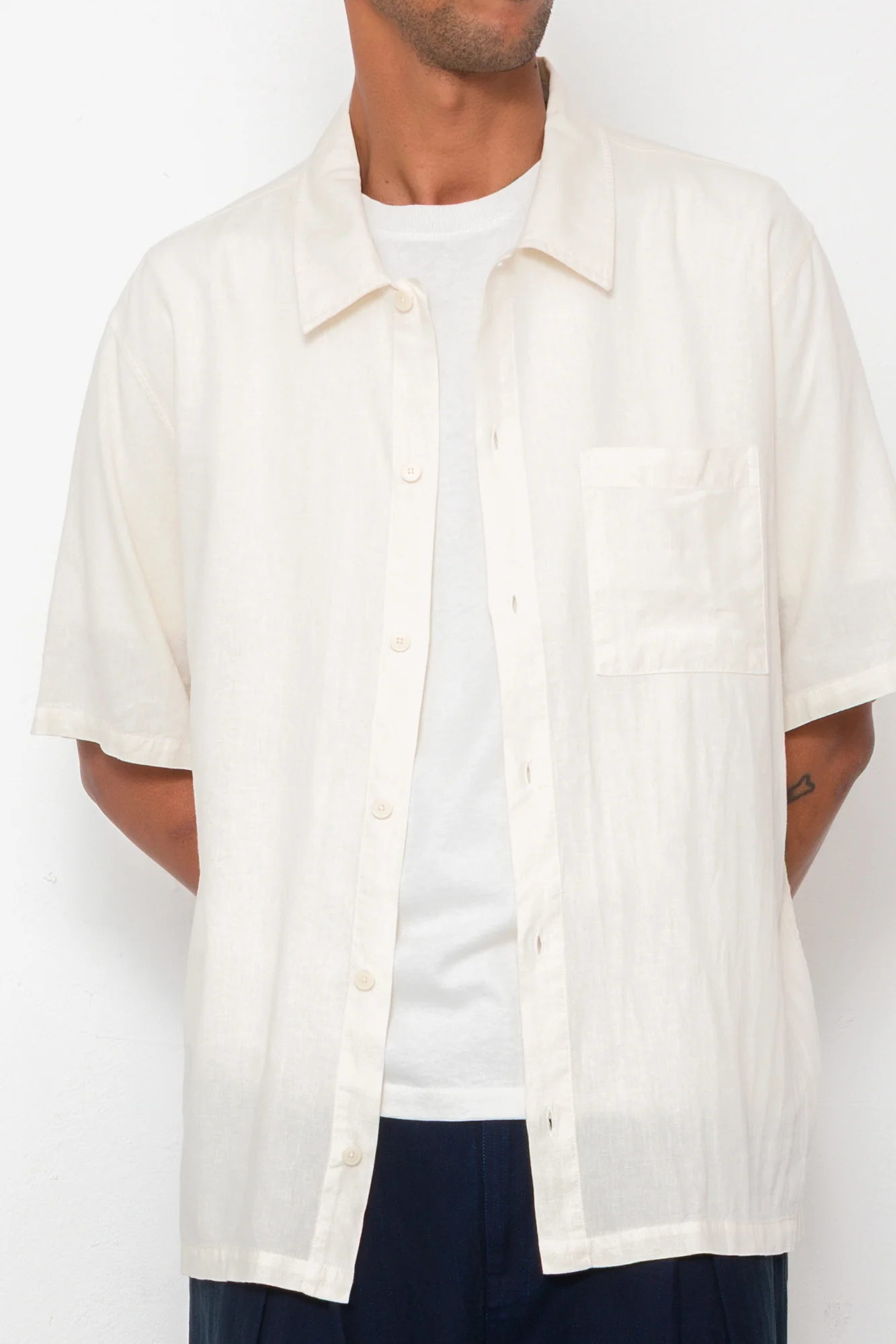 Gabe Shirt - Ecru - Image 6