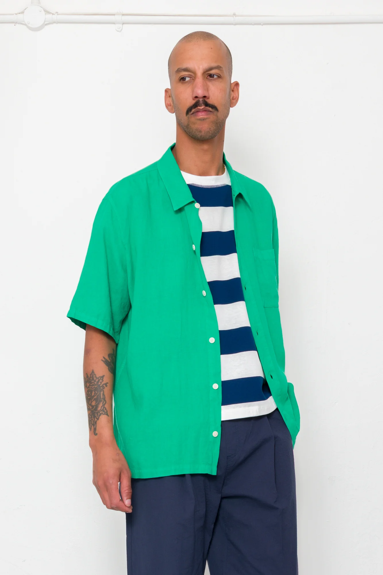 Gabe Shirt - Green - Image 7