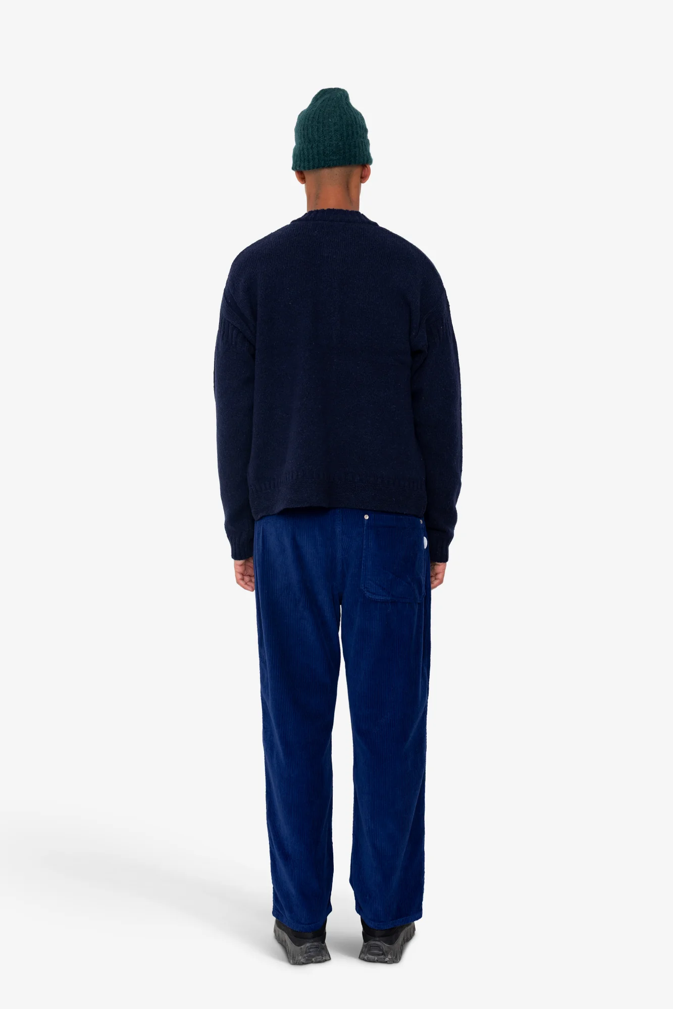 Knitted Jacket - Navy - Image 8