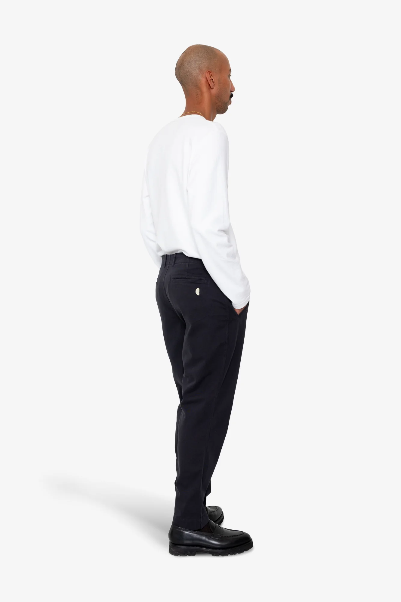 Lean Assembly Pant - Soft Black Brushed Twill - Image 7