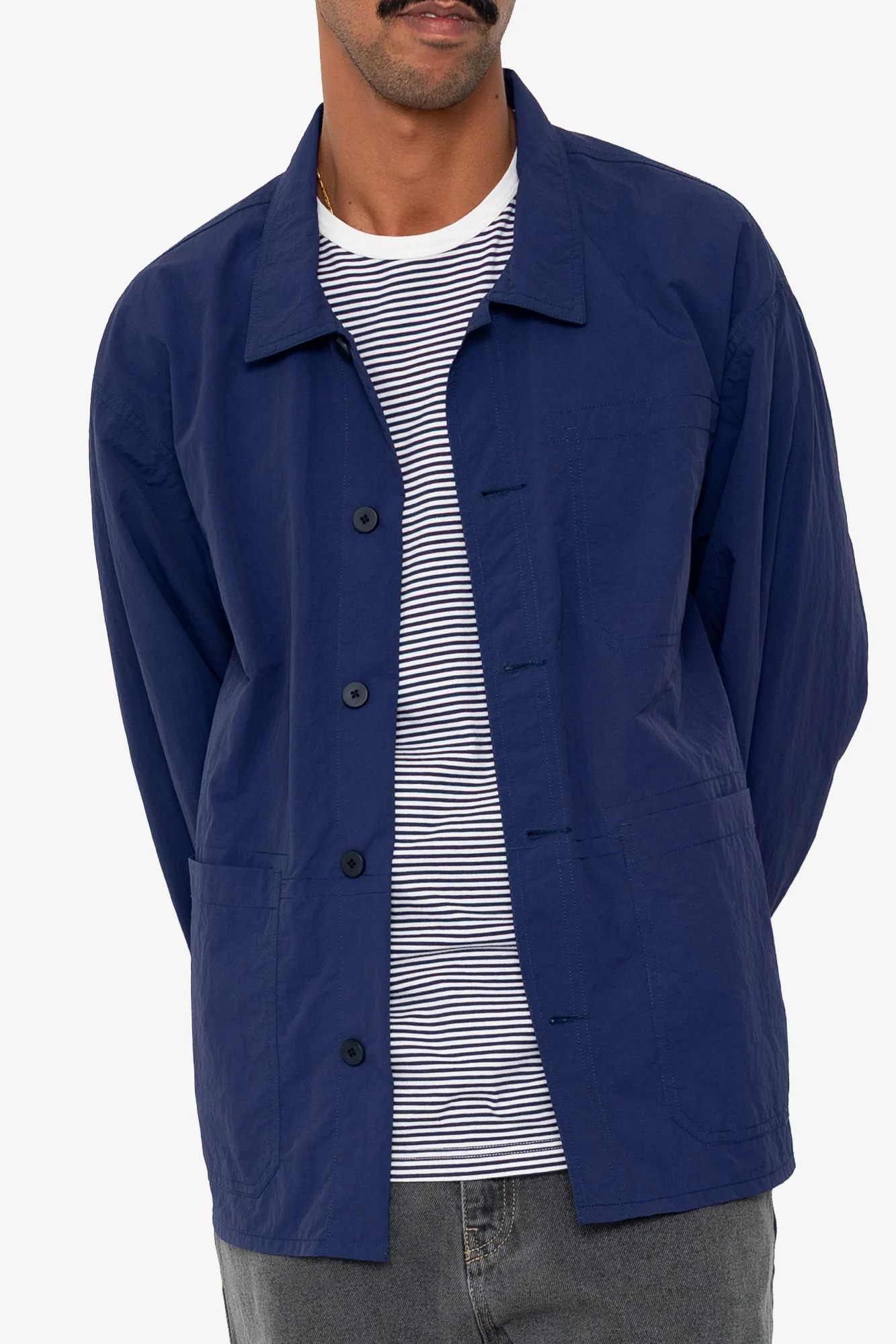 Lite Assembly Jacket - Rich Navy - Image 6