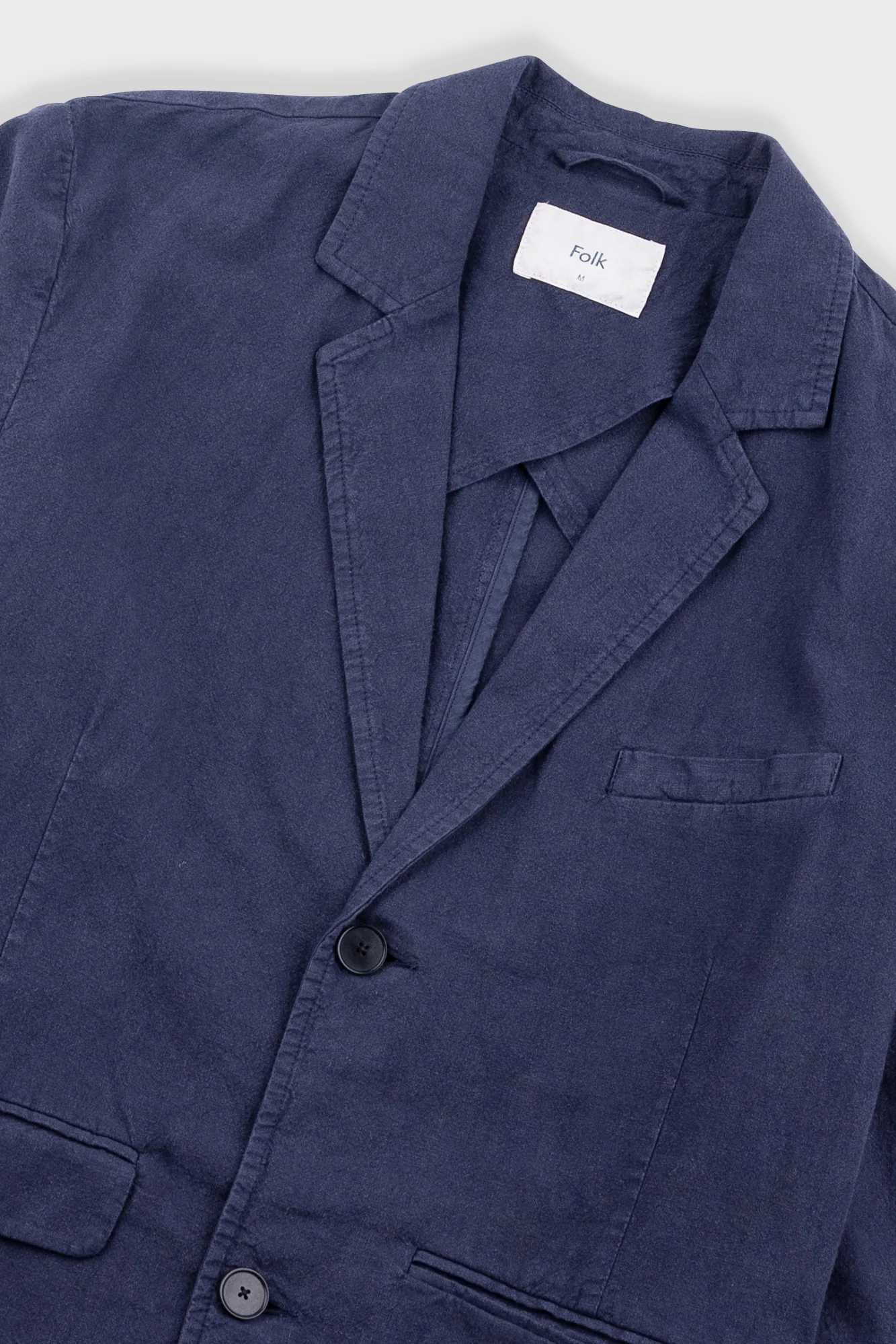 Lunar Blazer - Dark Navy Cotton Linen - Image 6